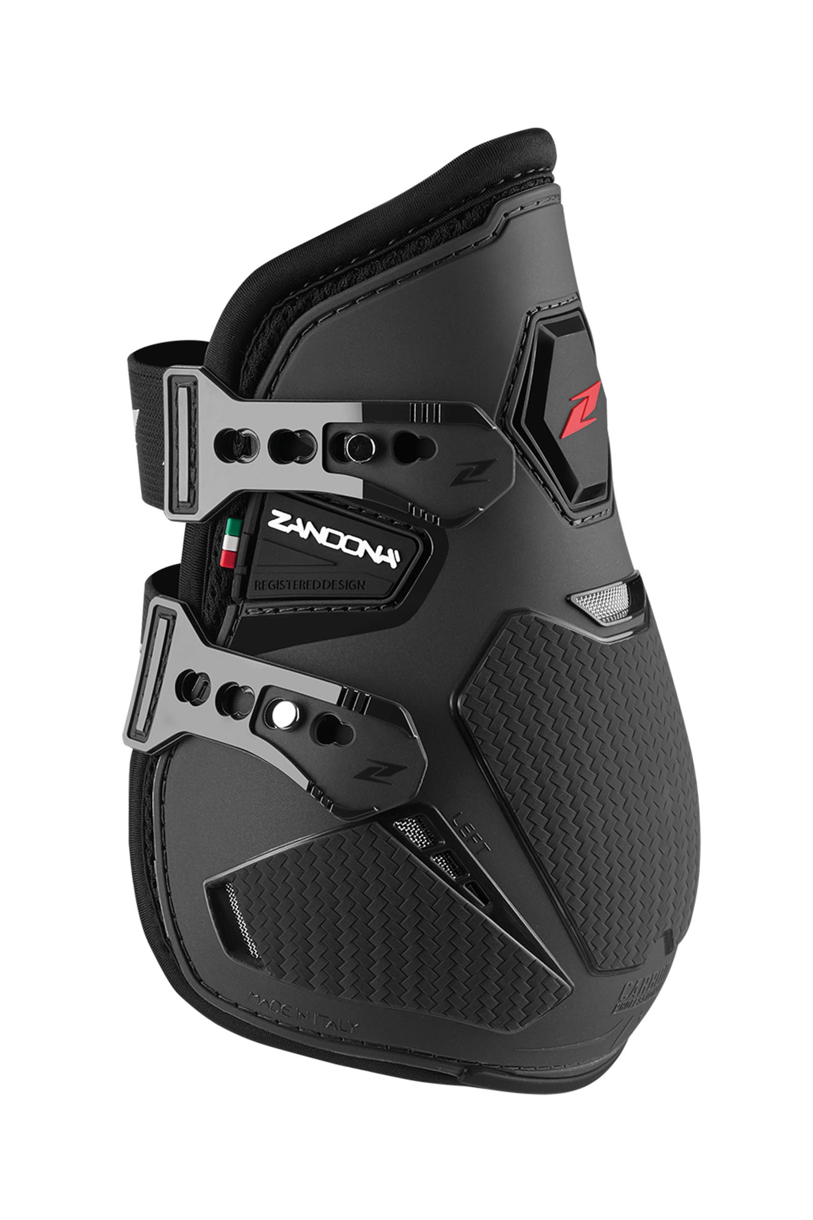 Black Zandona Carbon PROfessional Kodeleddsbeskyttere