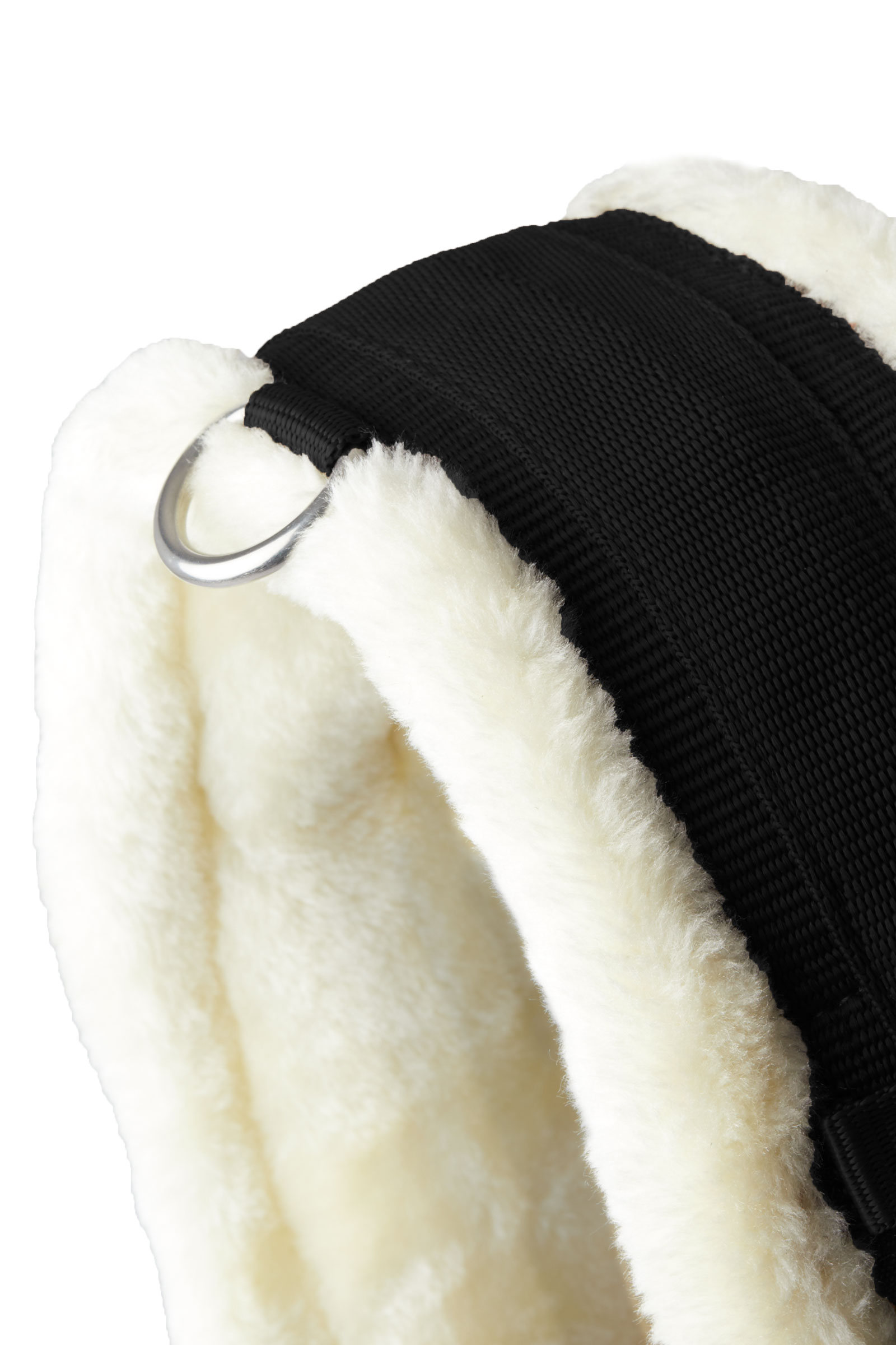 Horze Kyiv dressurgjord i neopren med fast fuskepels