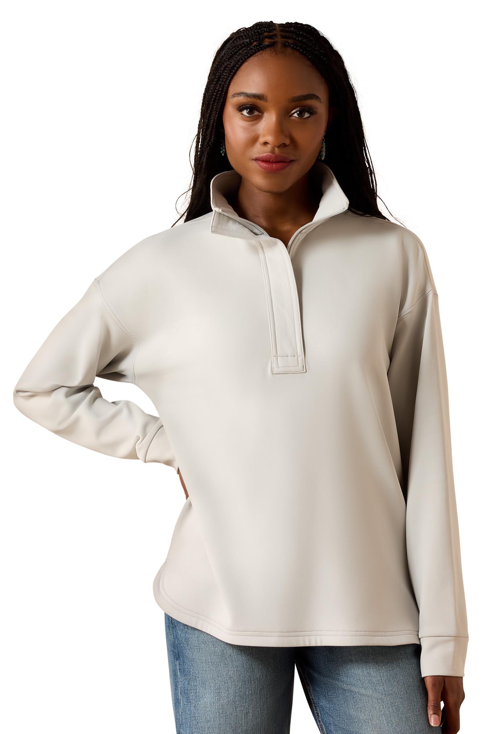 Ariat Dame Breeze Logo 1/2 Zip sweatshirt