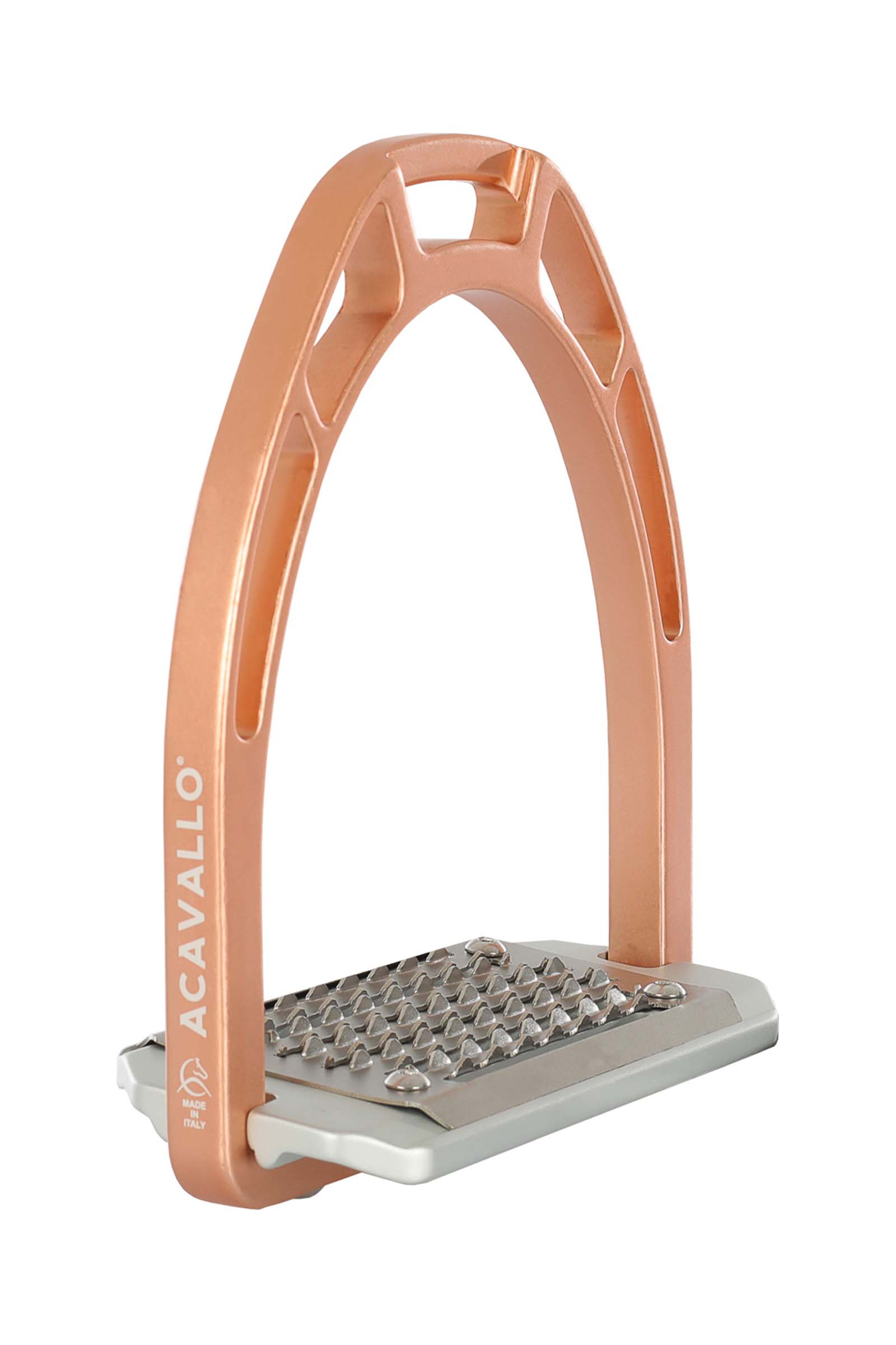 Rose Gold Acavallo Arco Evolution Alupro stigbøyle i aluminium