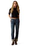 Ariat R.E.A.L. Mid Rise Stretch Ivy Stackable Straight Leg Dame jeans med rett ben