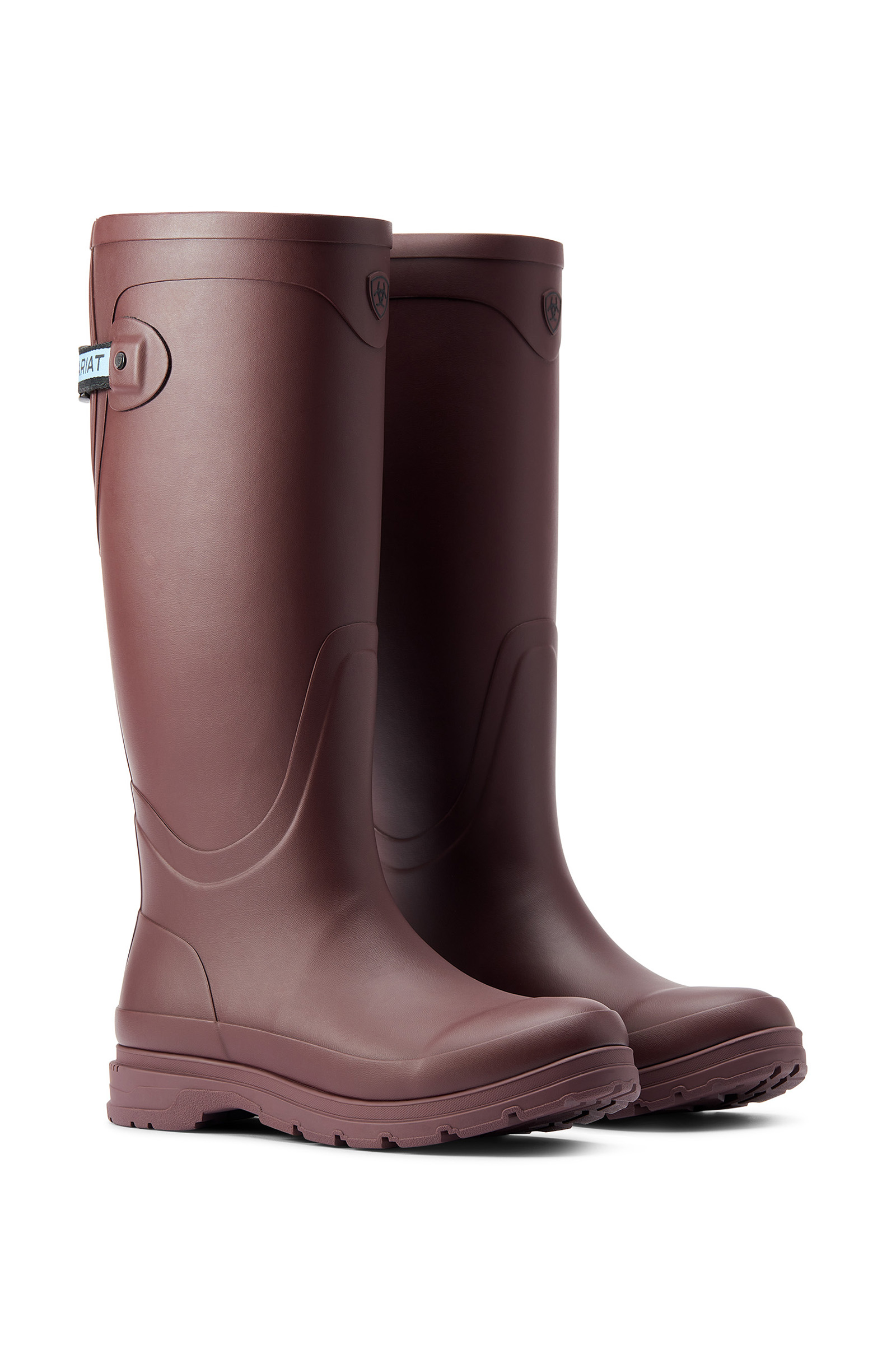 Maroon Dark Red Ariat Kelmarsh dames gummistøvler