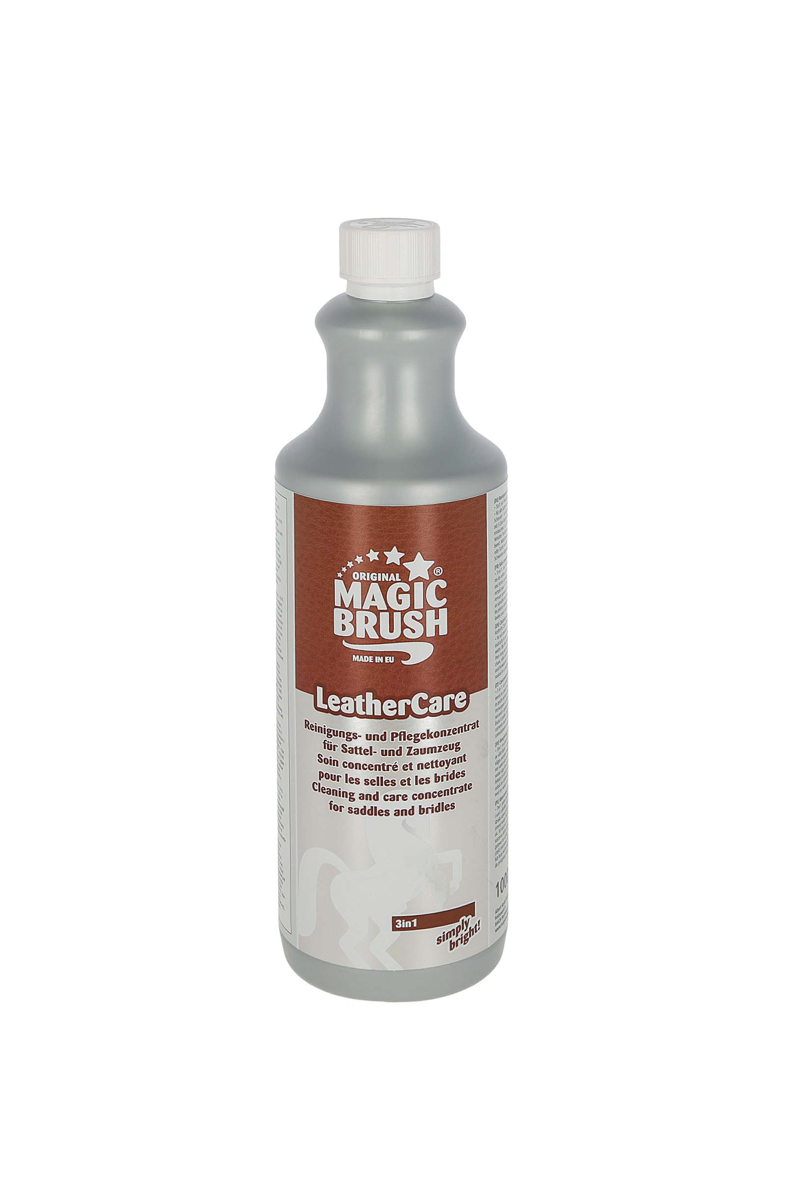 MagicBrush 3-i-1 lærpleie, 1 liter