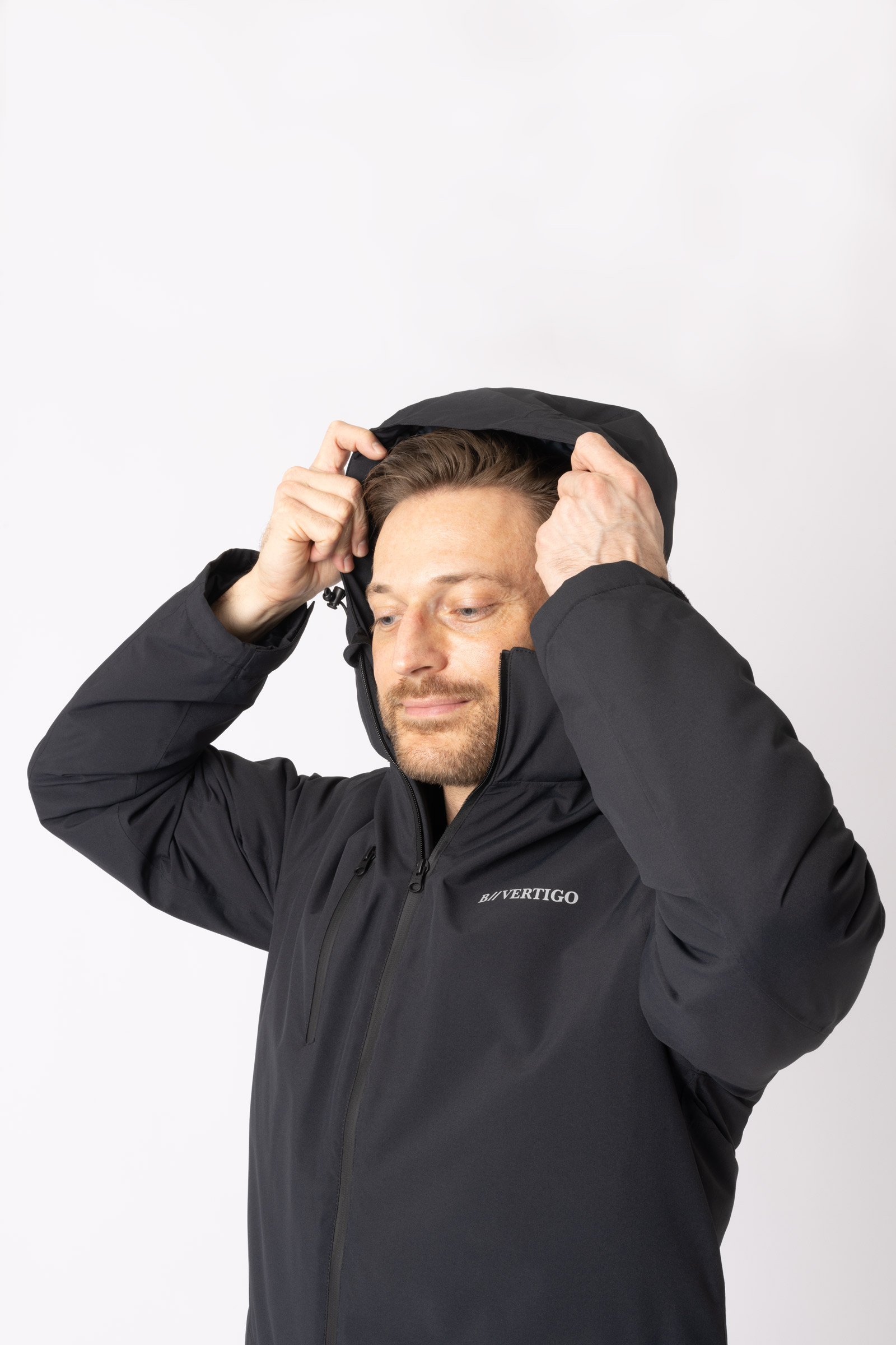 B Vertigo Milo vanntett parkas til herre