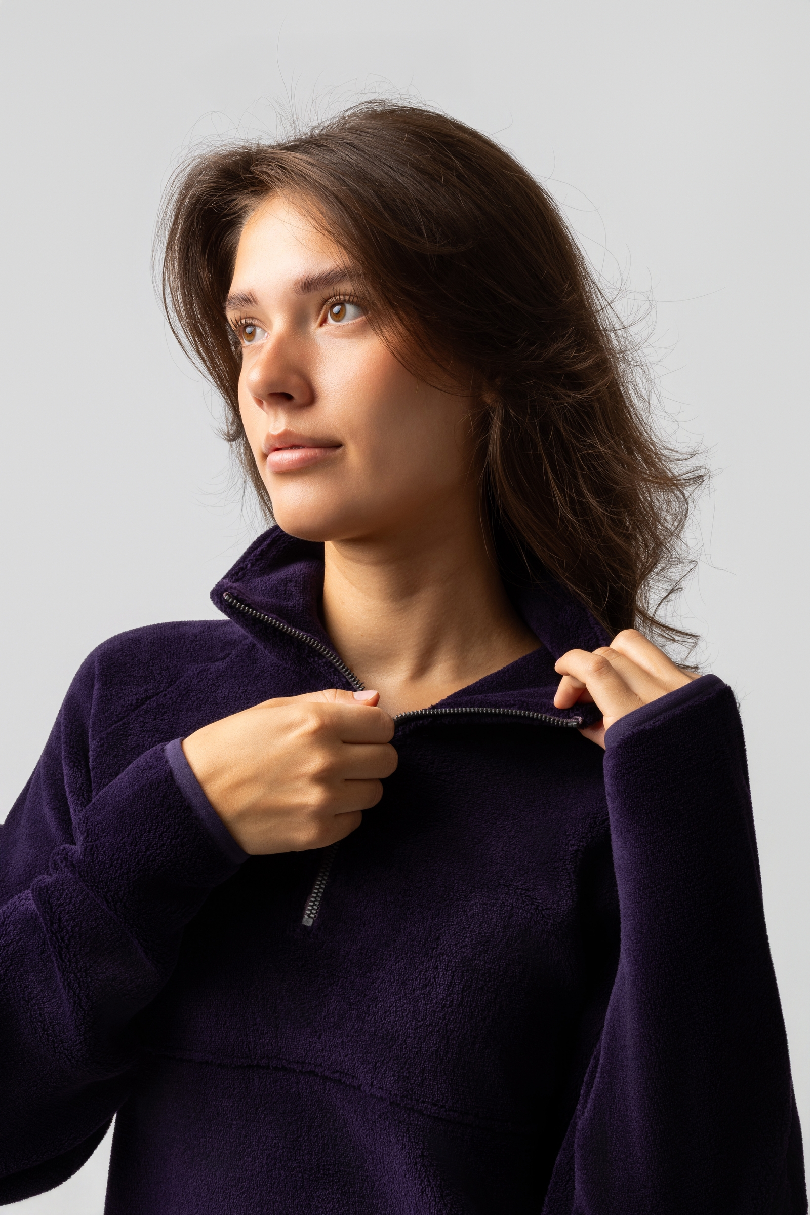 Horze Frieda Damene anorak fleece genser