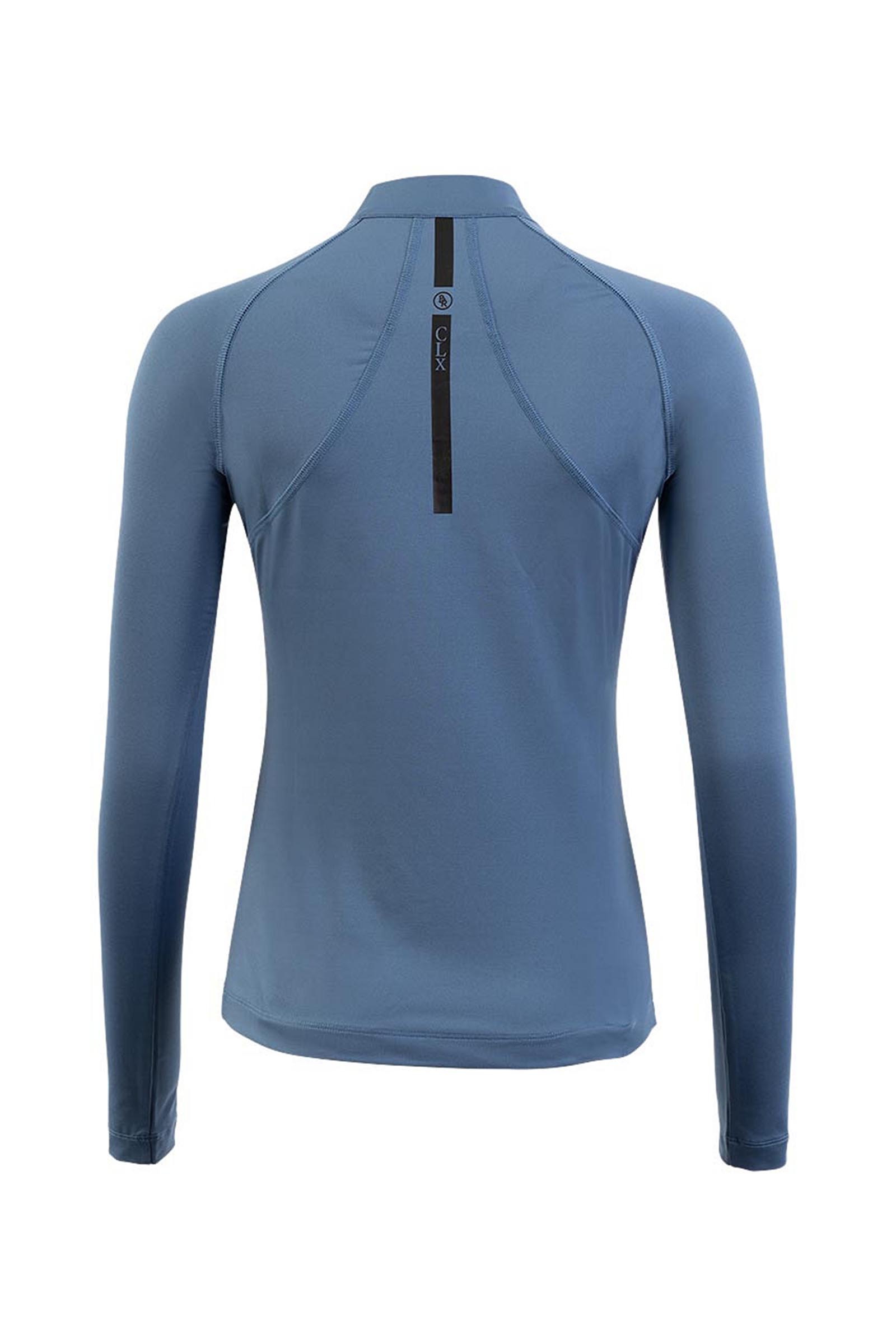 BR CLX dames langermet zip up skjorte