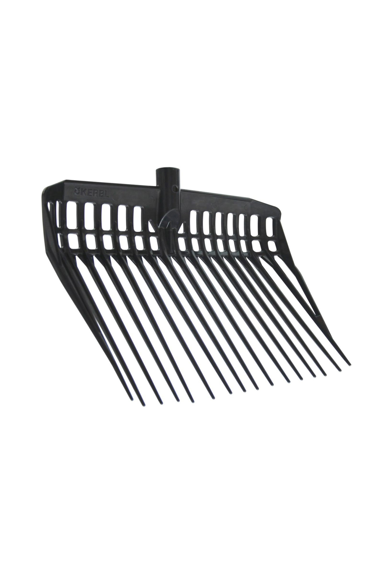 Kerbl strøgaffel EcoFork med metallhåndtak og D-grep