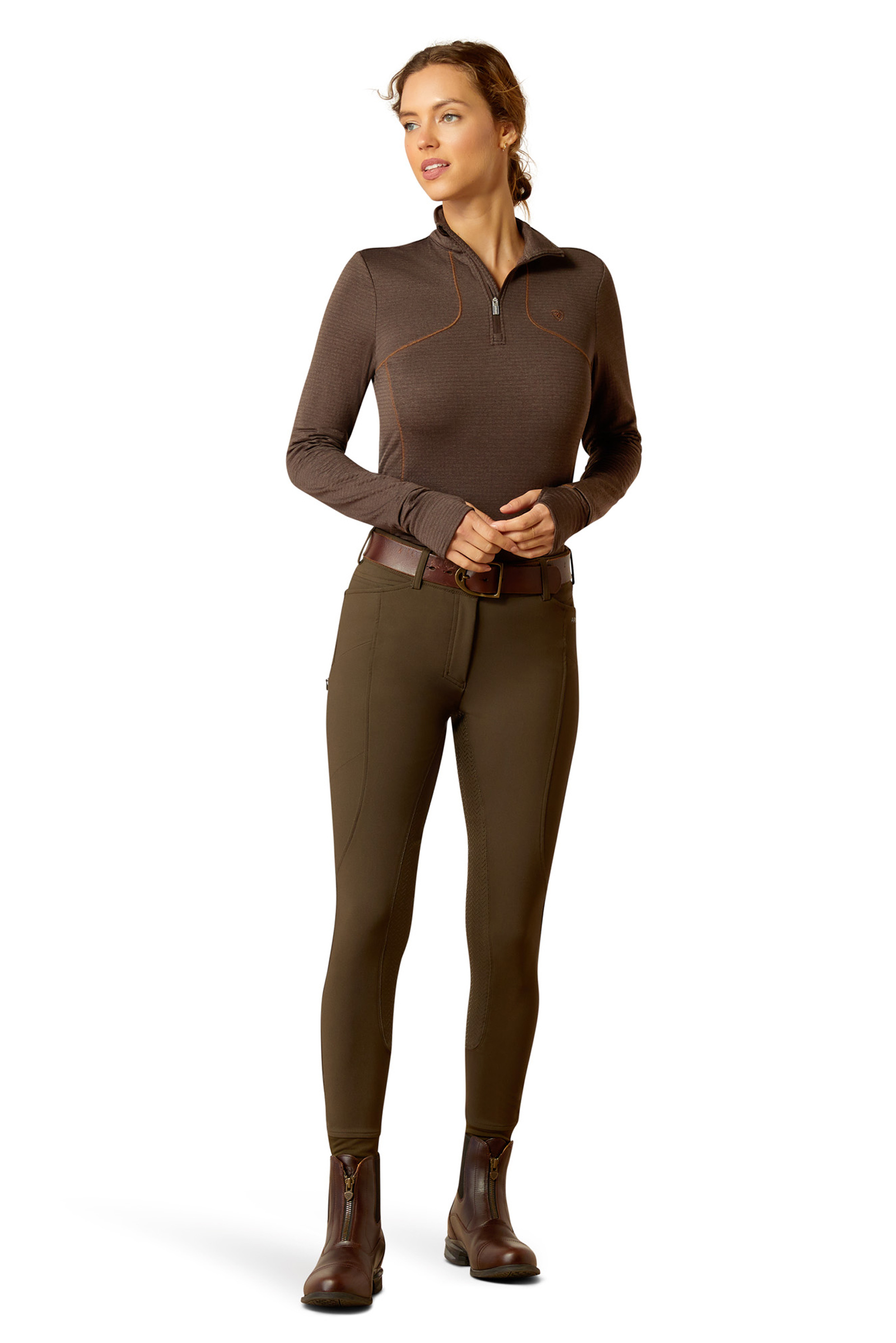 Ariat Gridwork baselag med 1/4 glidelås