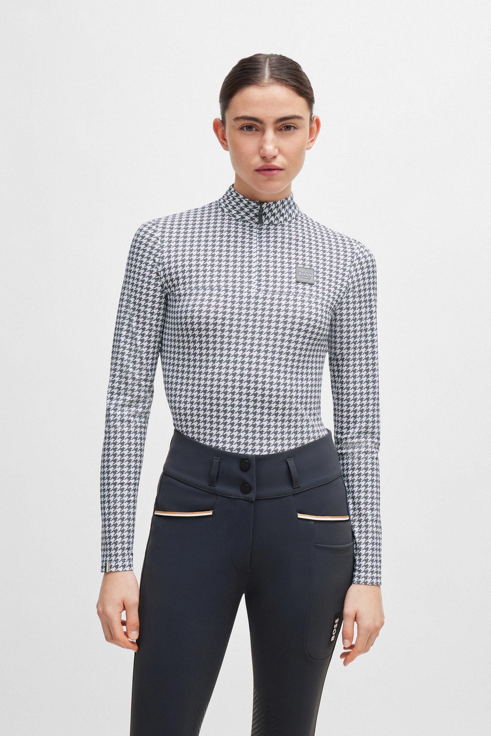 Boss Rachel treningsskjorte Houndstooth