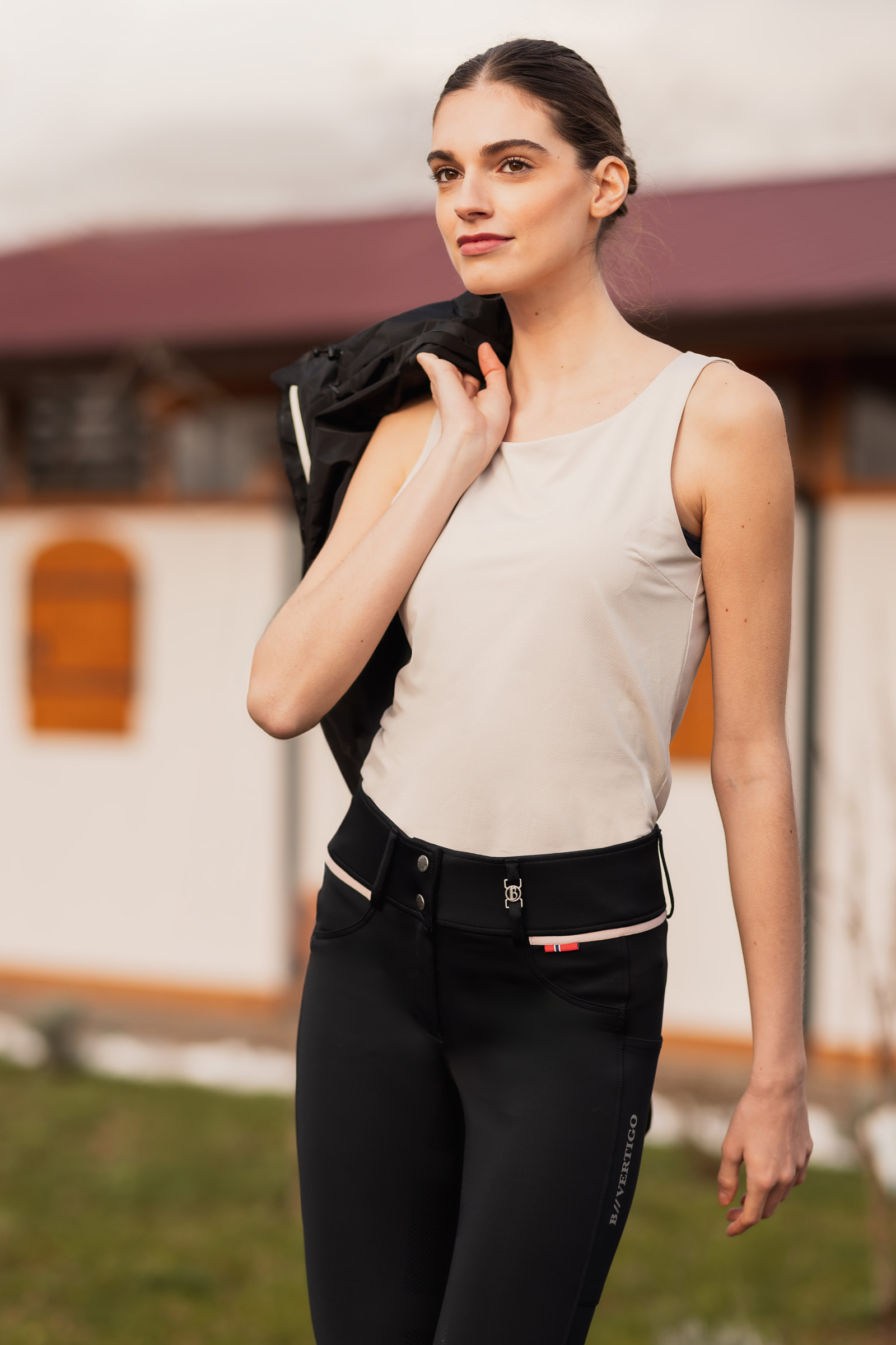 B Vertigo Elea helforsterket ridebukse til dame