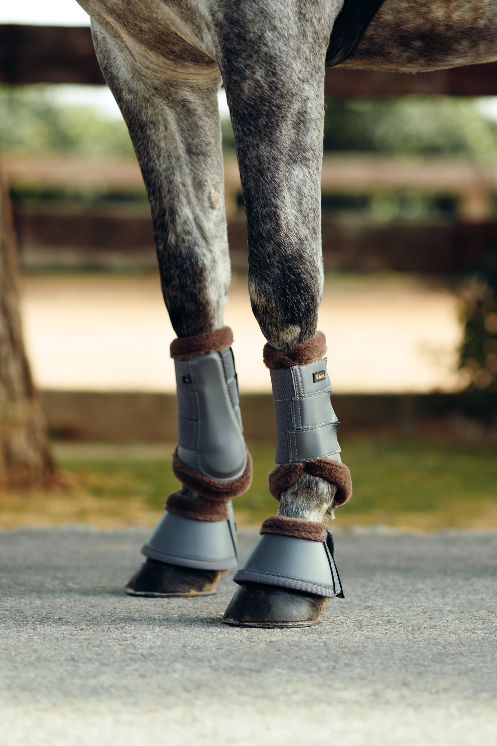 Horze Houston stryksokker med fuskepels