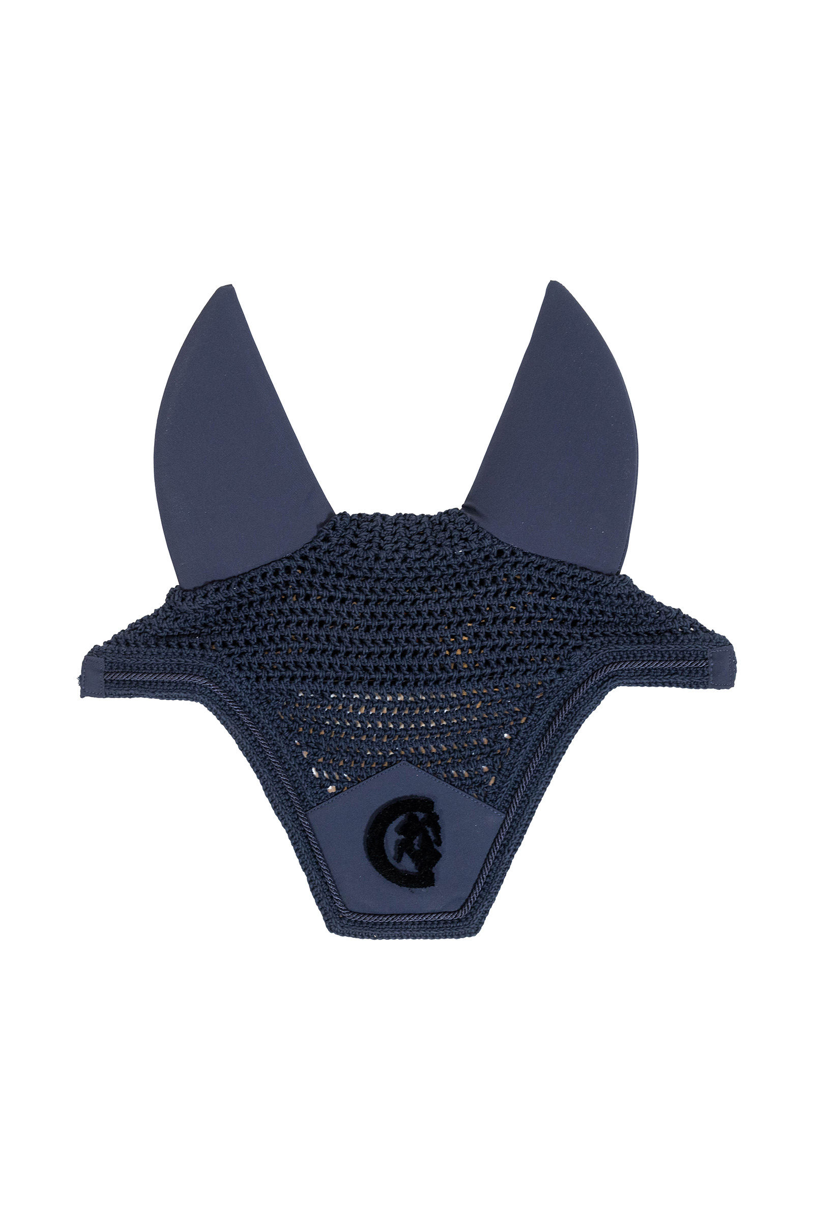 navy Kentucky Horsewear Fly Veil Wellington 3D Logo Lydløs