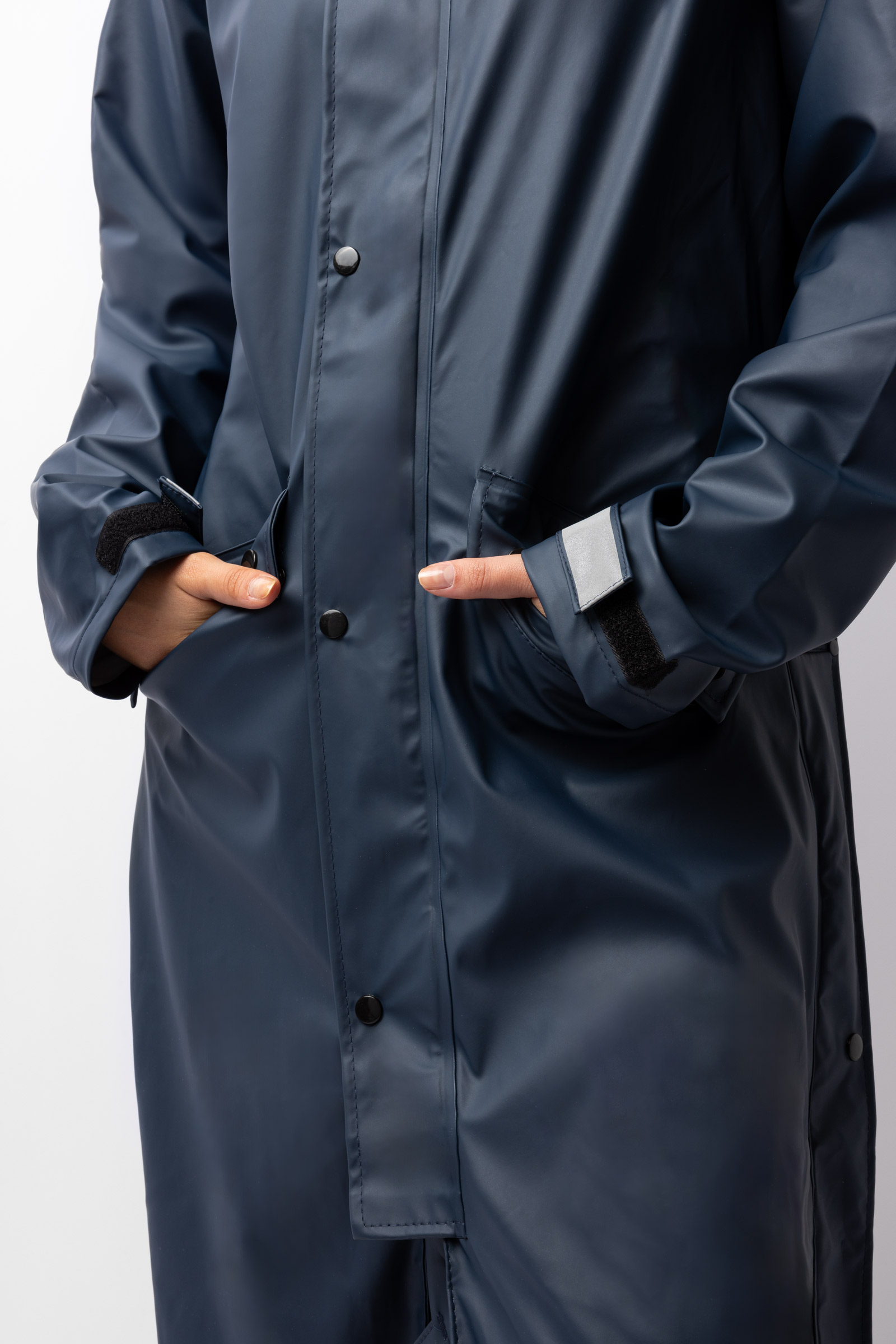 Horze Hazel lang regnjakke med splitt, dame