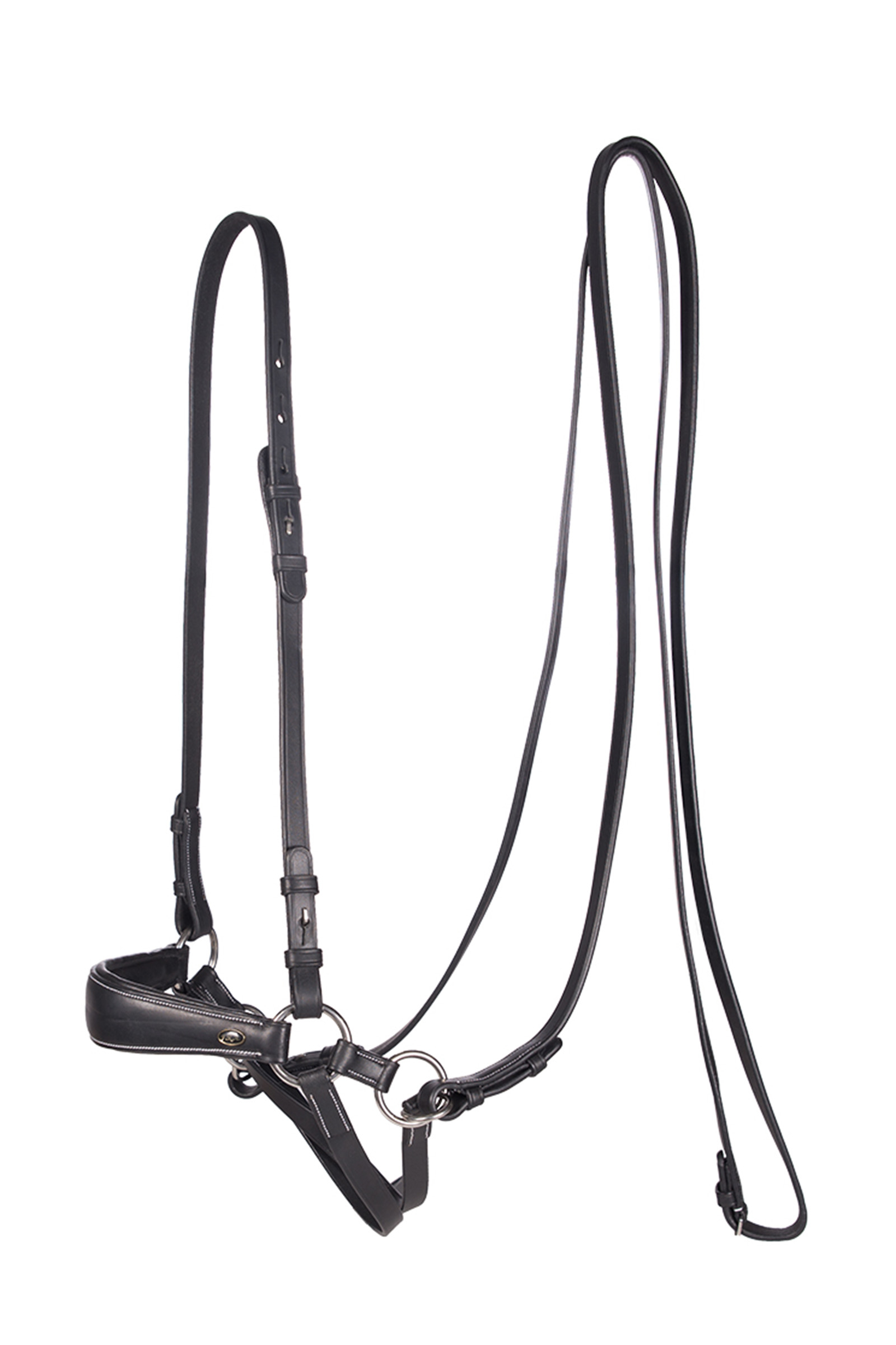 F.R.A. Freedom Riding Articles Lami bitless bridle (system 4) med tøyler og krokfeste