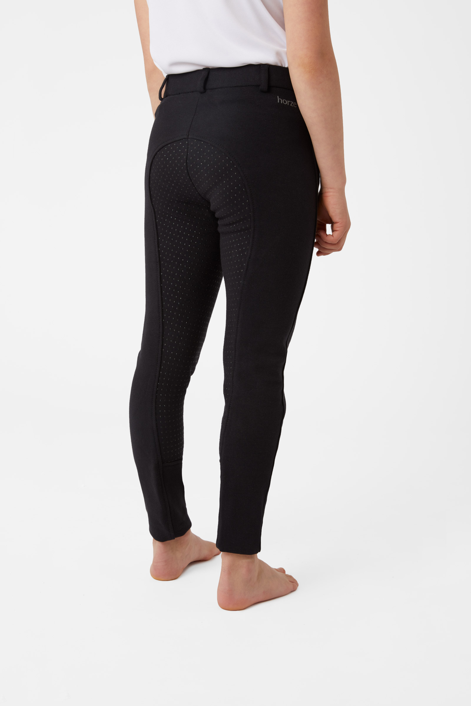 Horze Active helforsterket ridebukse med silikon, barn