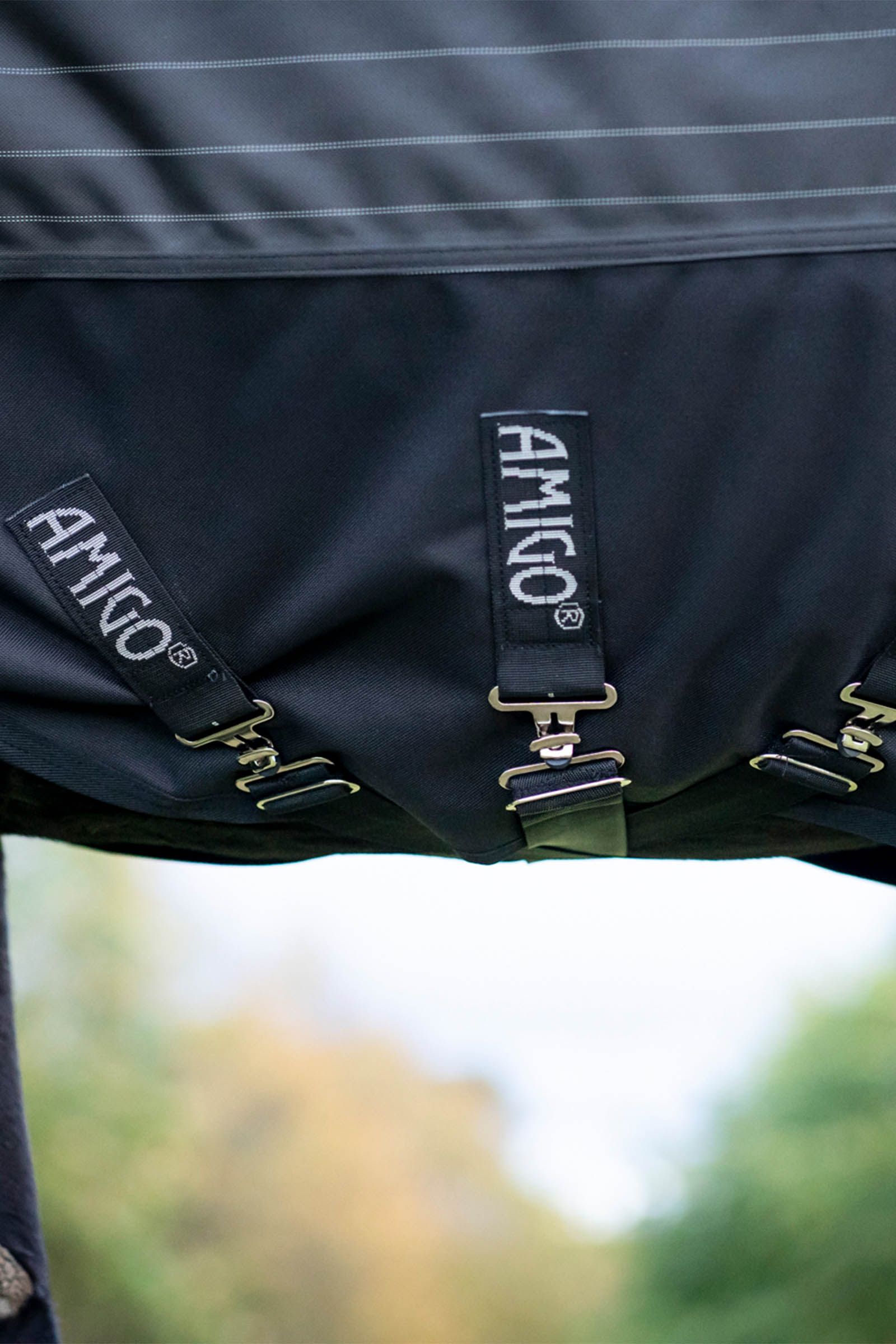 Horseware Amigo 1200D FieldSafe Reflectech Plus utedekken, 100 g