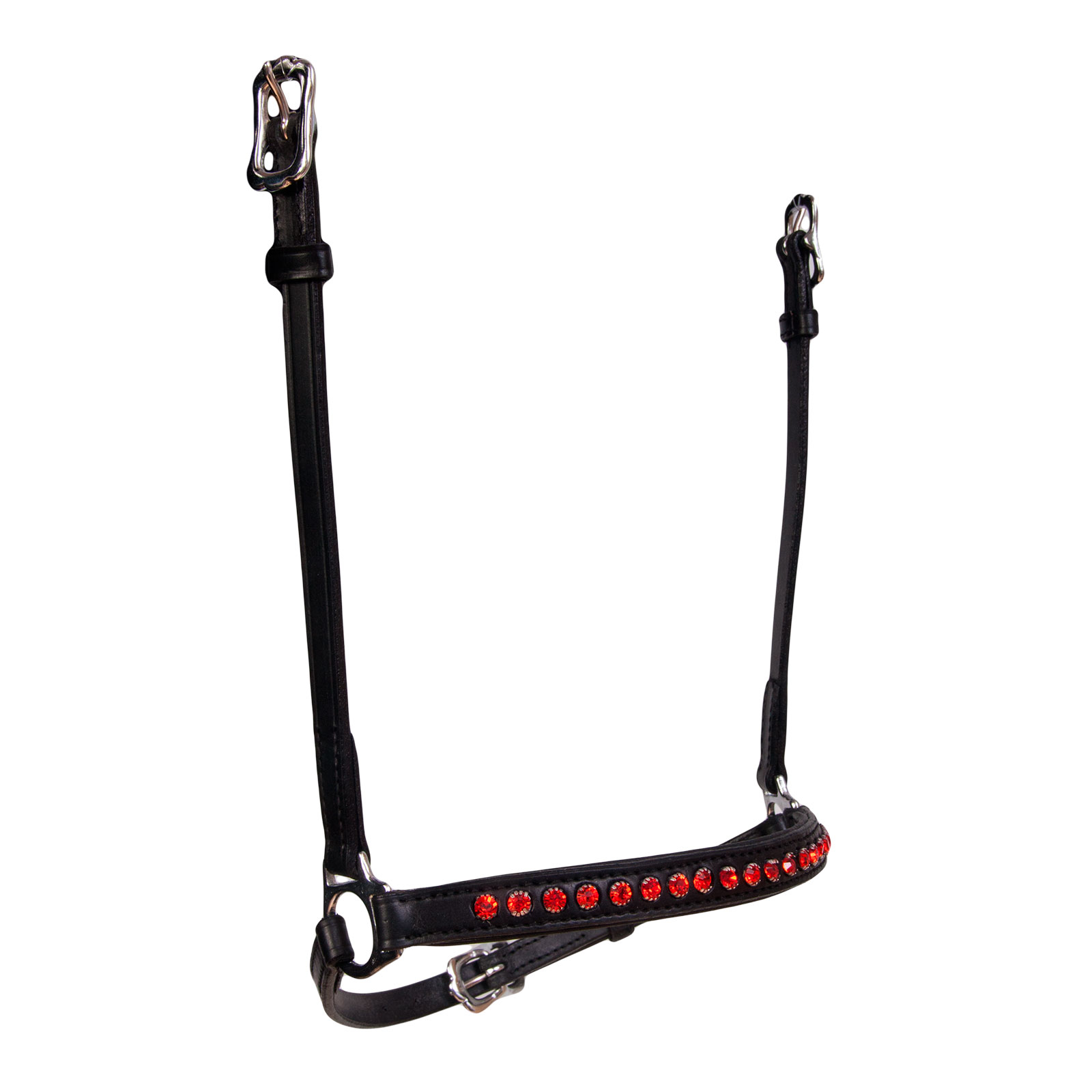 Black/Red Karlslund Hanoveransk nesereim med krystaller