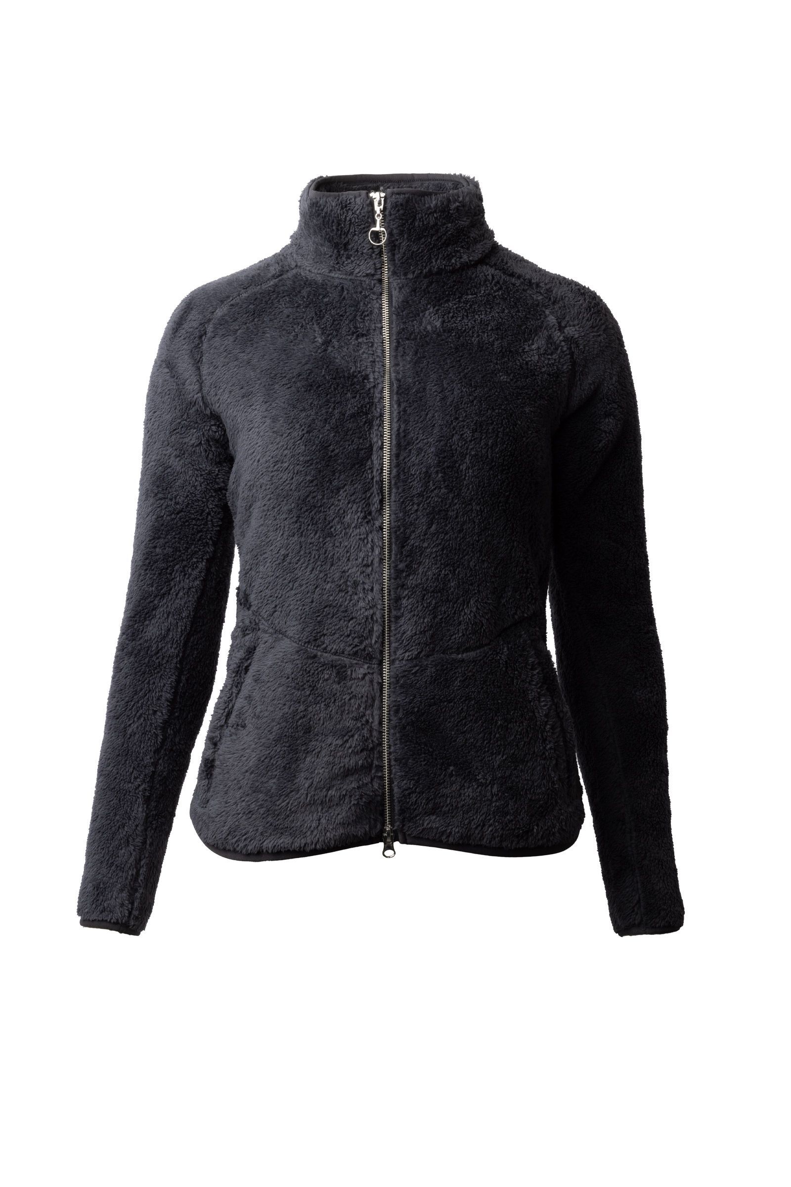 Dark Navy Horze Merida jakke i teddyfleece til dame