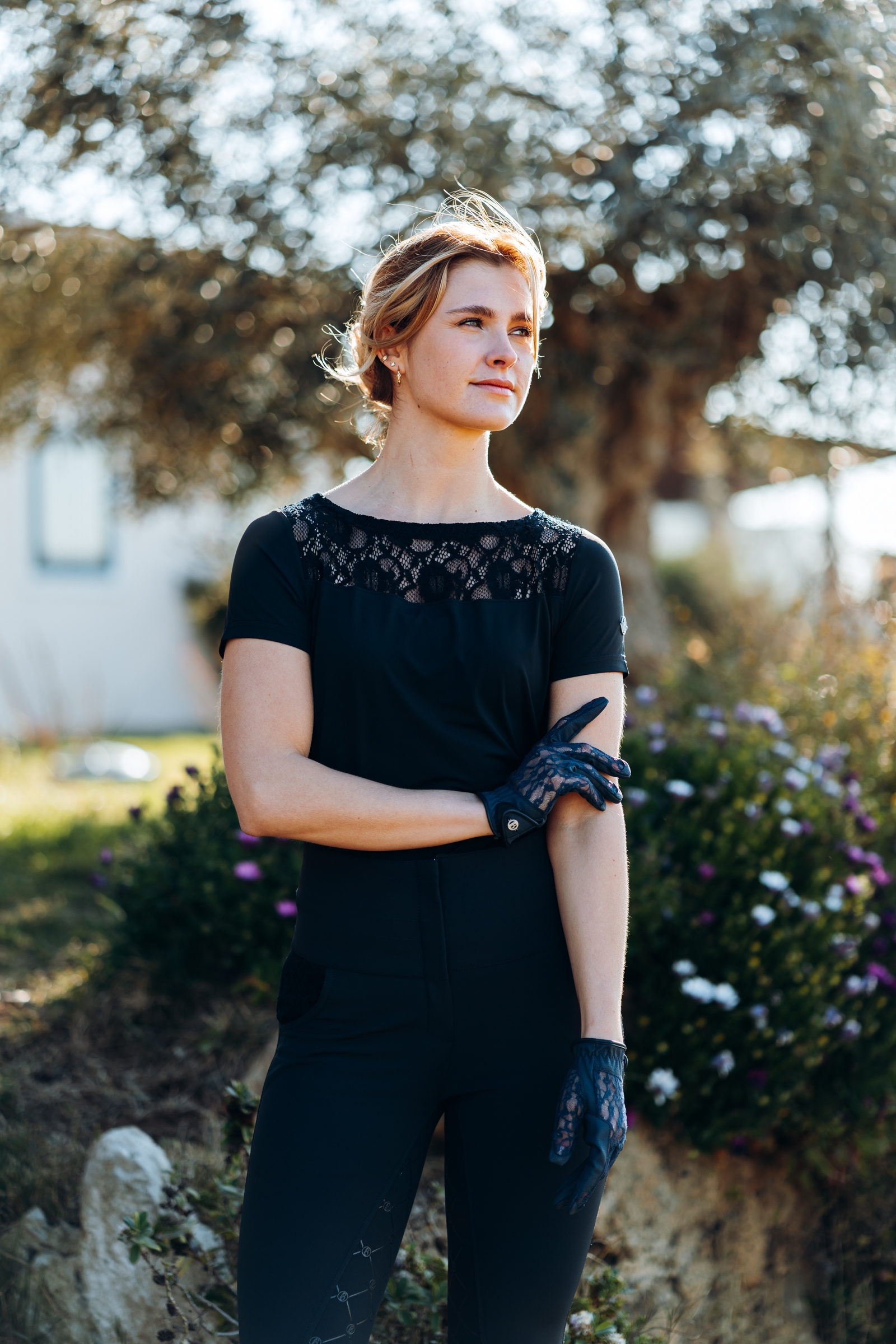 B Vertigo Lace ridehansker, dame