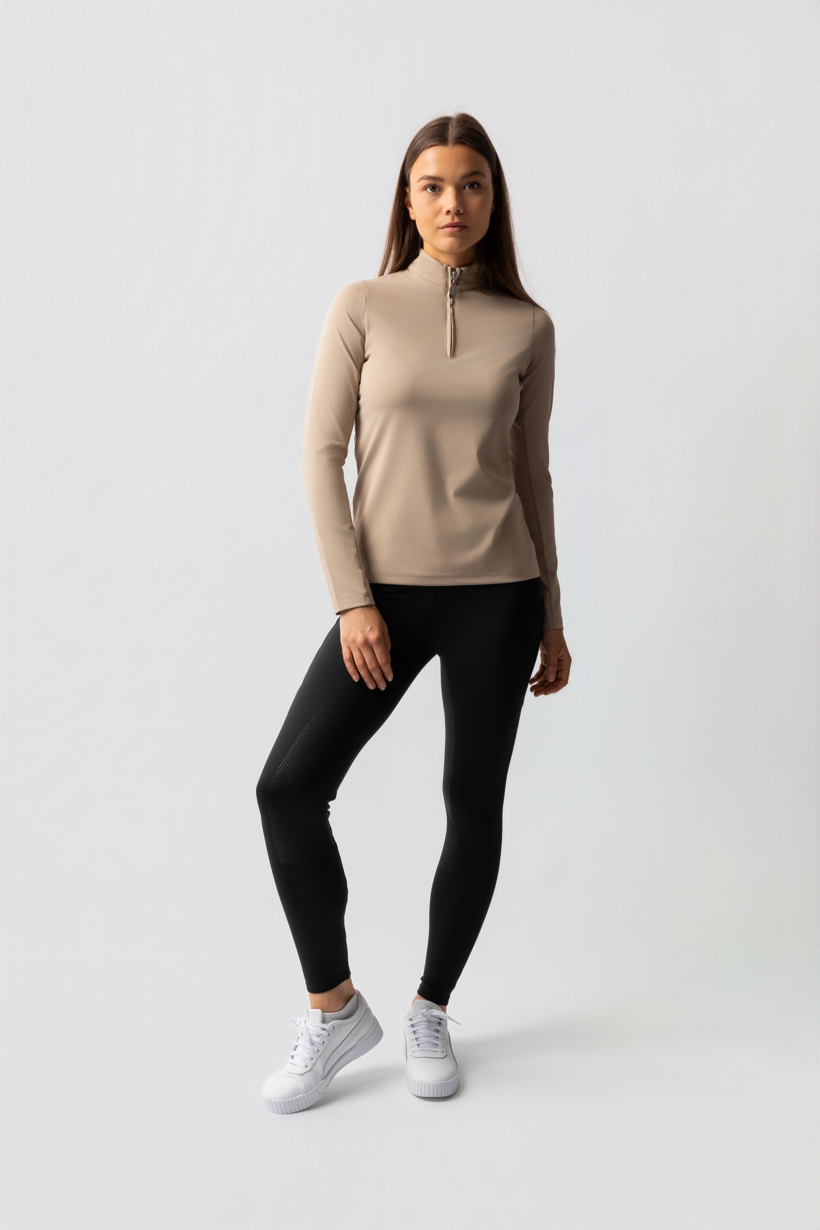 Horze Lilian Damene treningsskjorte med lange ermer