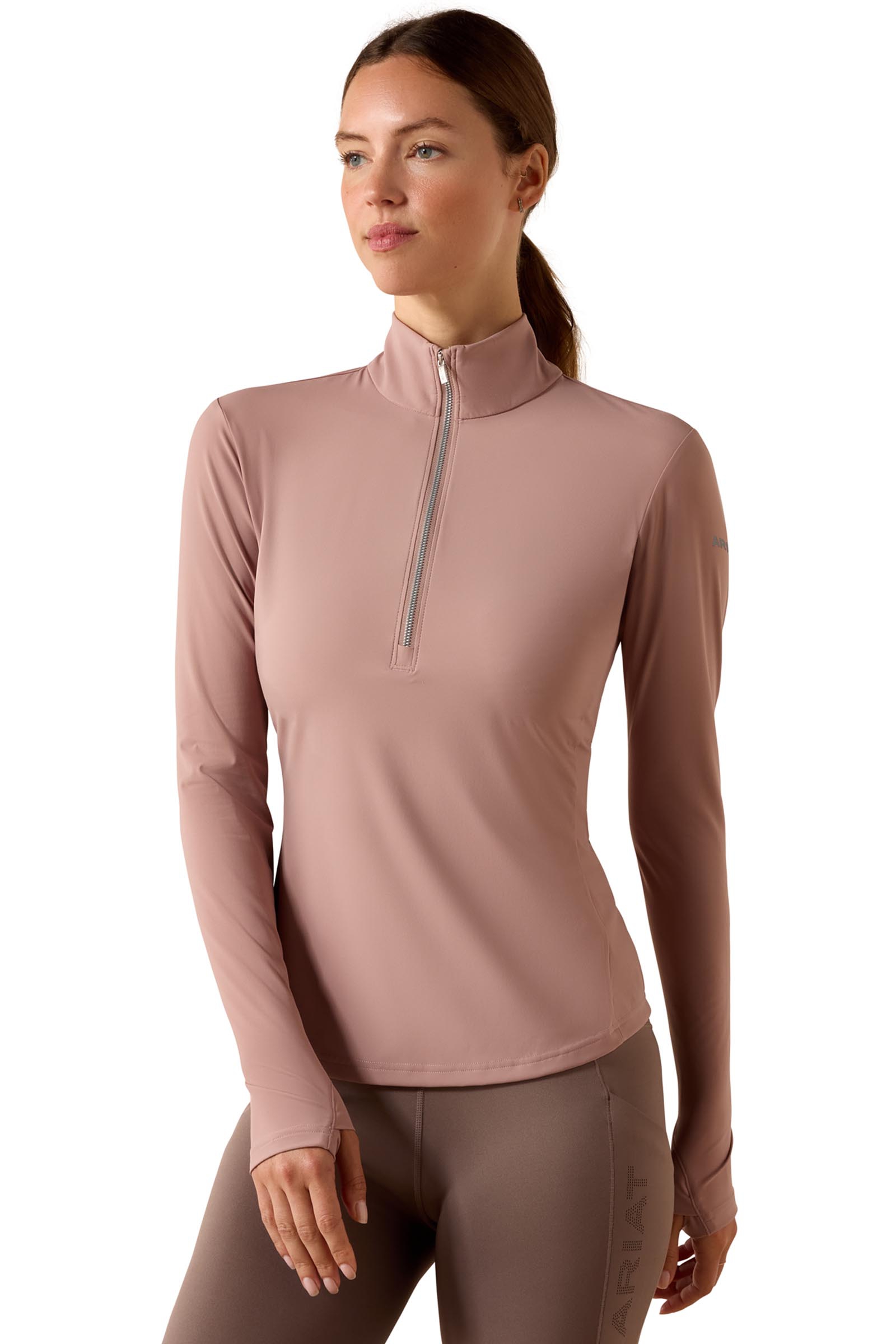 Antler Ariat Dame SolVeil baselayer med 1/2 glidel&aring;s