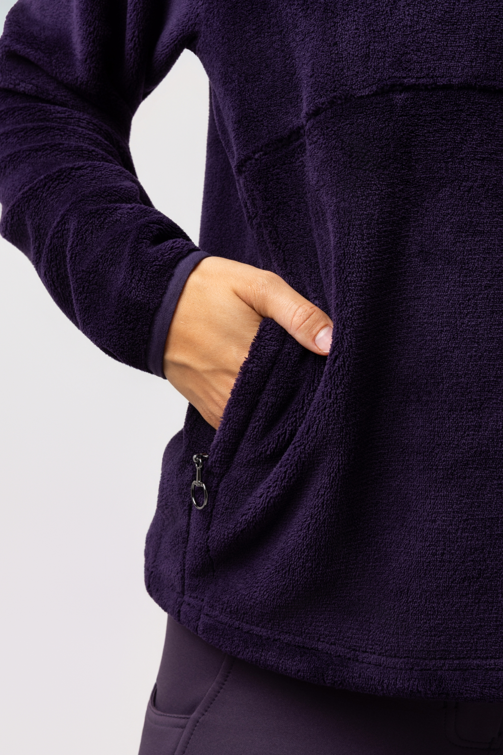 Horze Frieda Damene anorak fleece genser