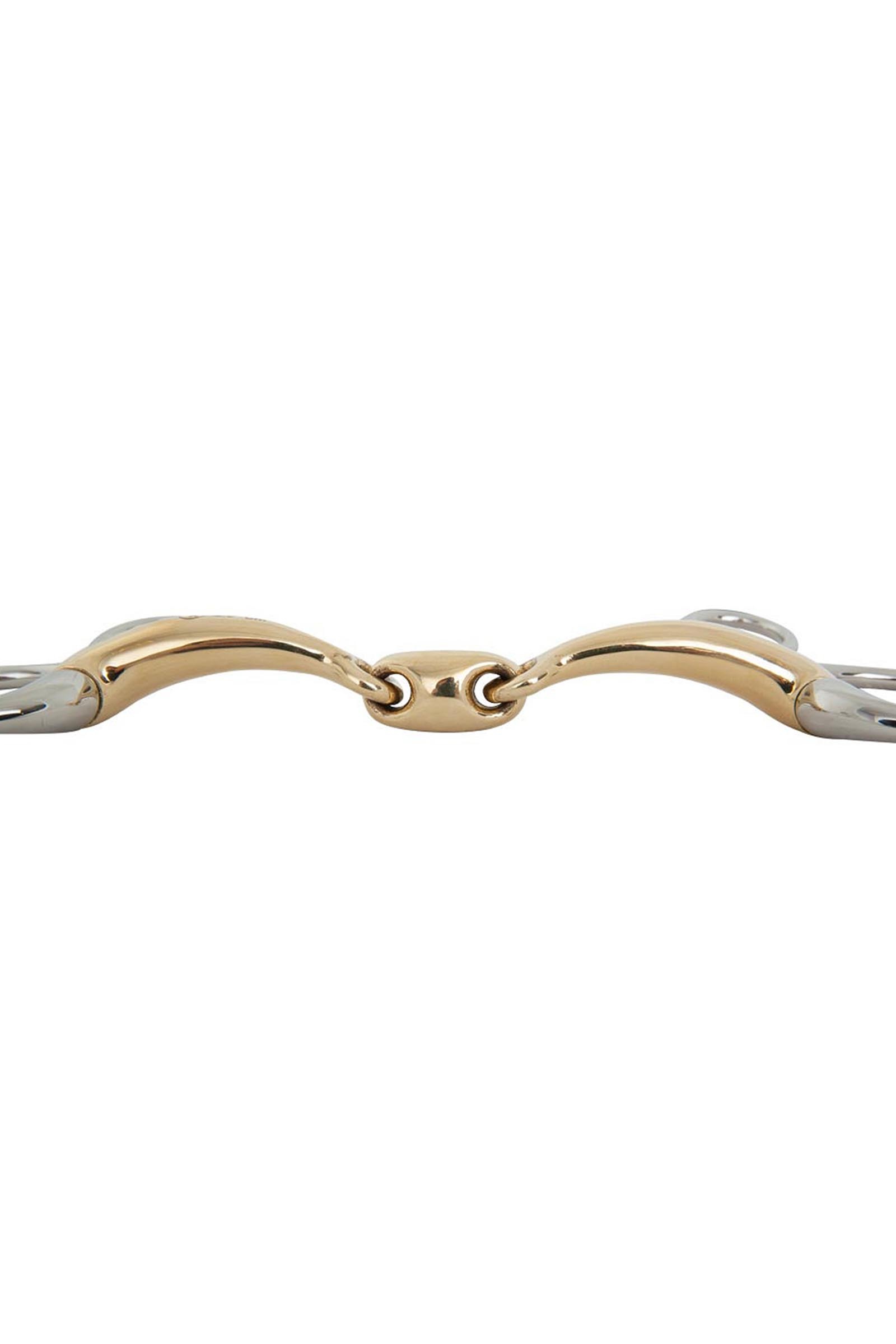 BR Soft Contact baucherbitt, dobbelt leddet, 14 mm, skenker 110 mm