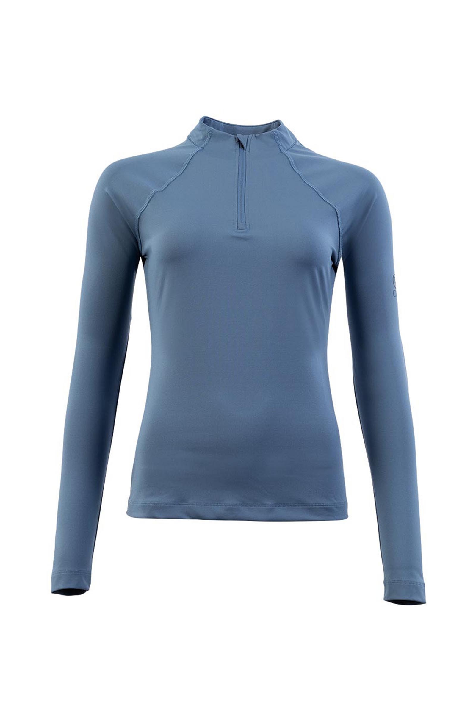 BR CLX dames langermet zip up skjorte