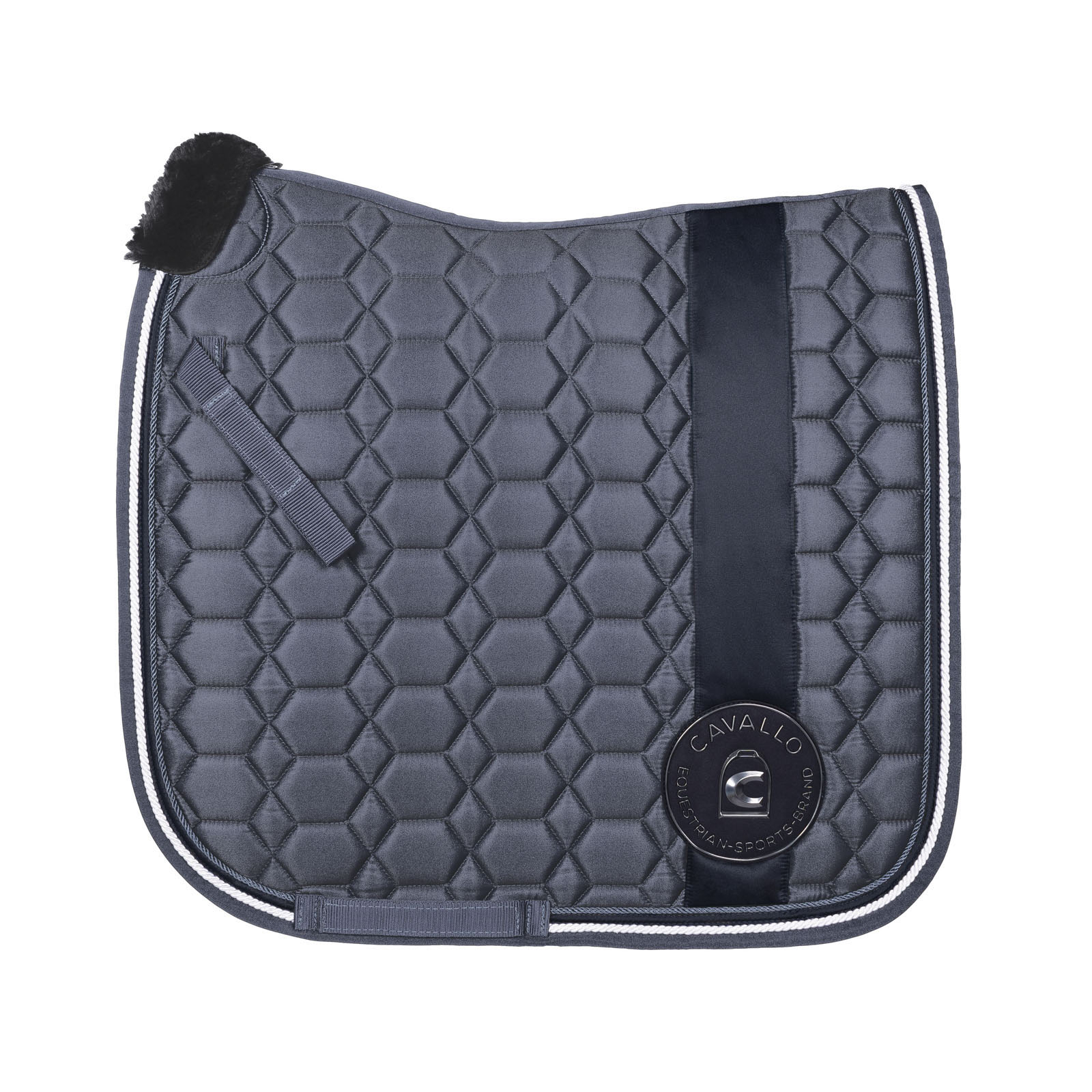 Twilight Blue Grey Cavallo CAVALHALA Dressage Saddle Pad