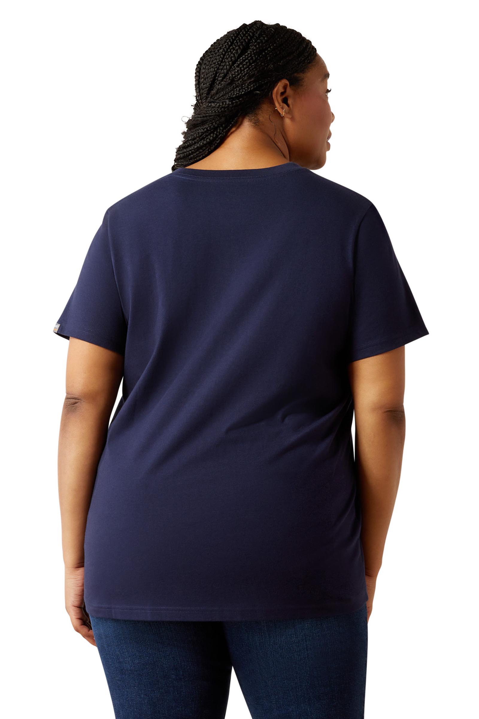 Ariat Rebar Cotton Strong V-hals T-skjorte til dame  