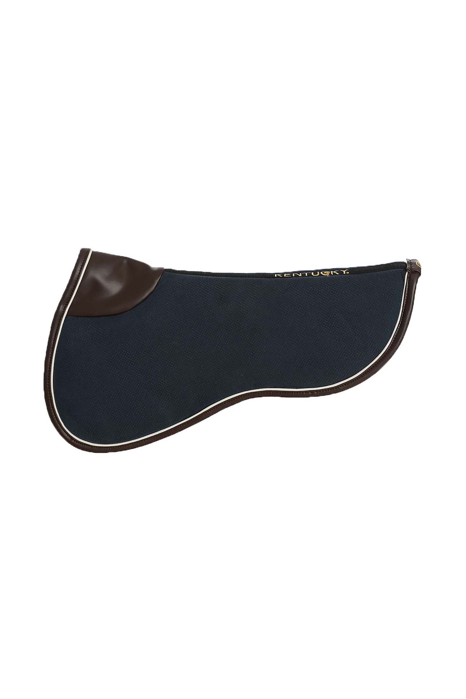 Dark Blue/White/Brown Kentucky Horsewear Halv pad Absorb