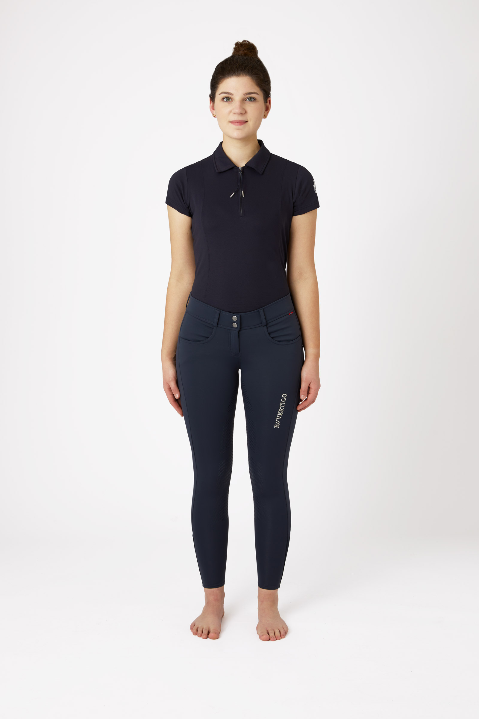 B Vertigo Meghan helforsterkede ridebukser med silikon, dame