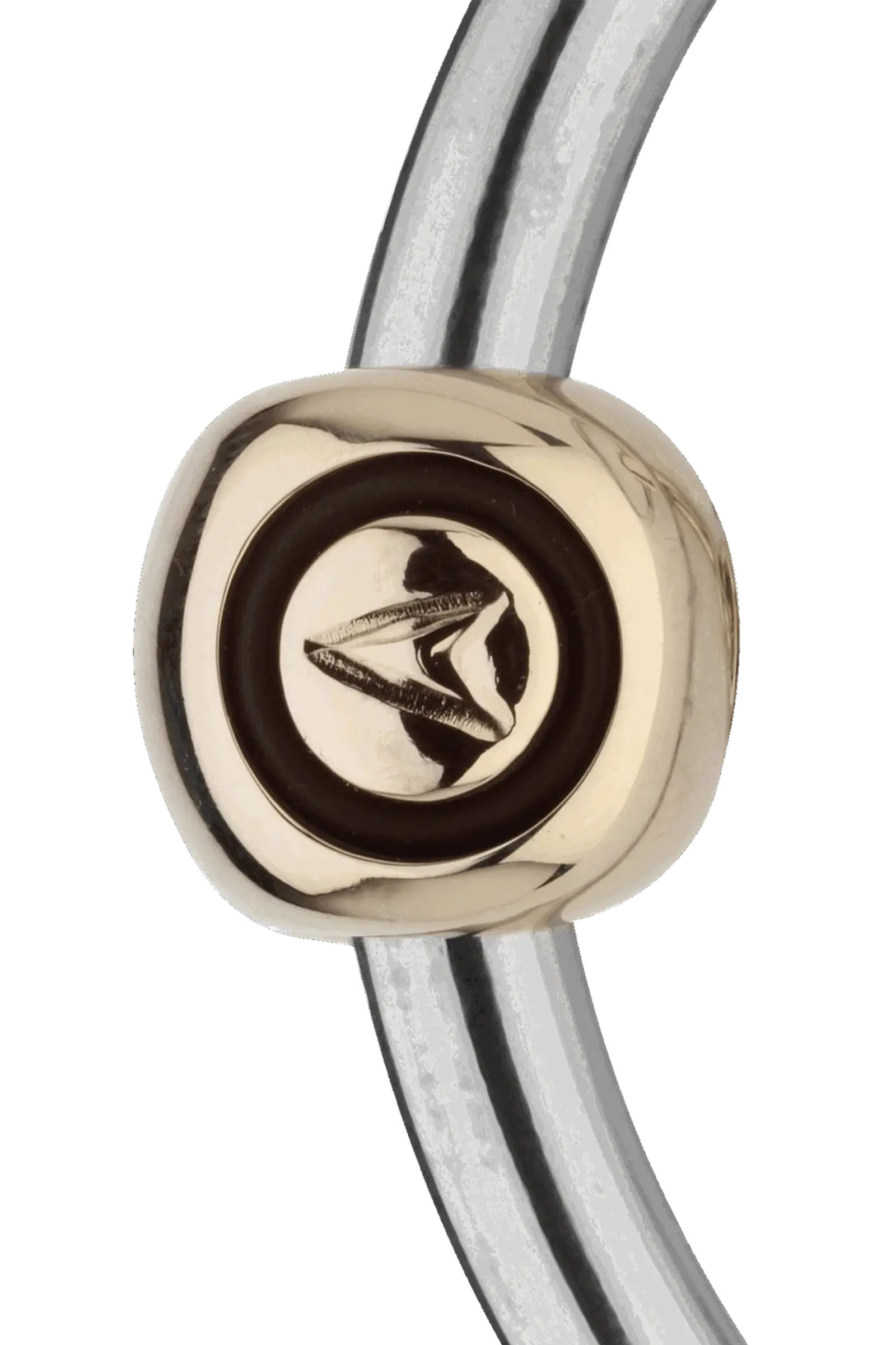 Sprenger Dynamic RS D-ringet Hunter bitt, 14 mm, enkeltbrutt, Sensogan, 70 mm D-ring