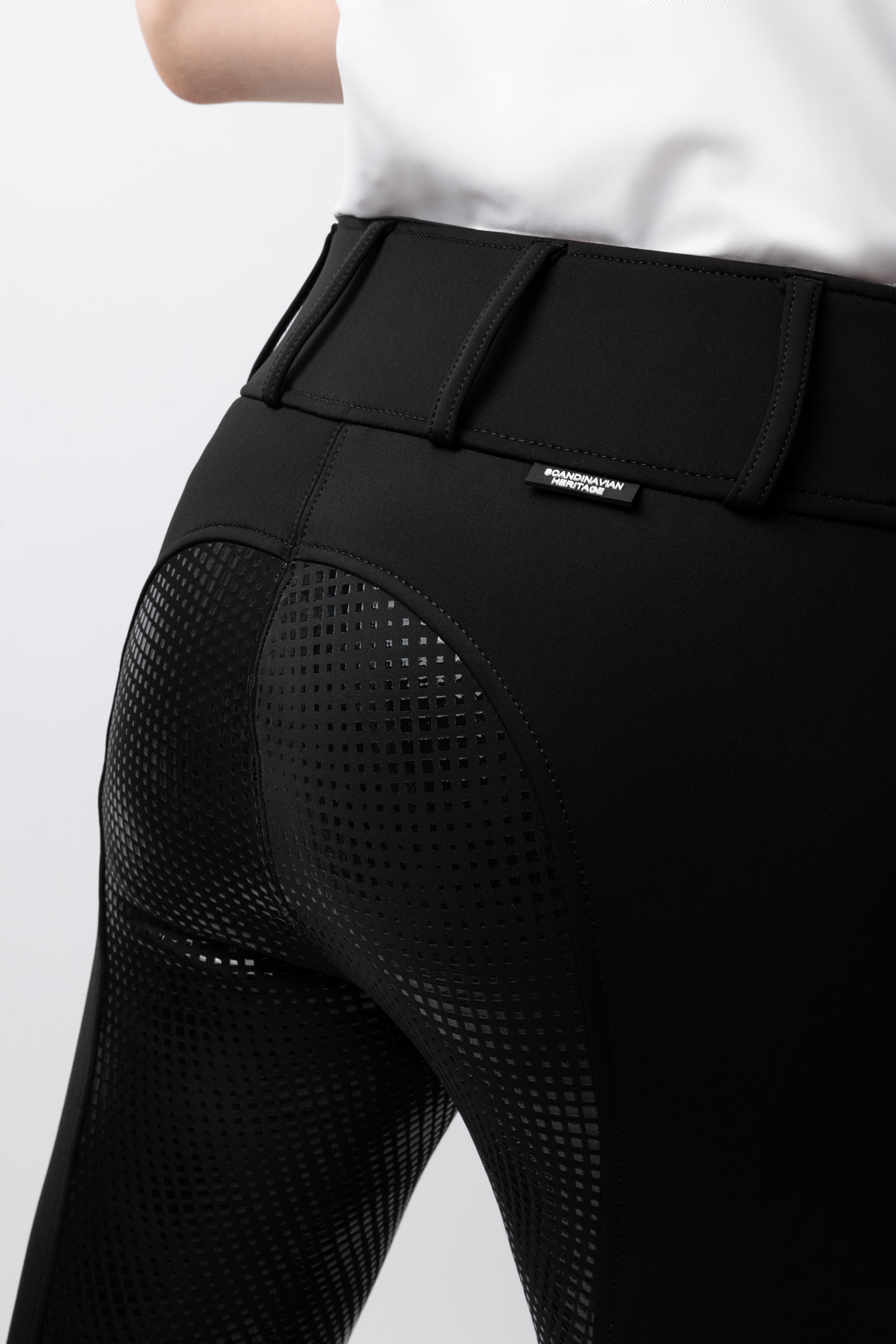 Horze Grand Prix helforsterkede thermo ridebukser i softshell, dame