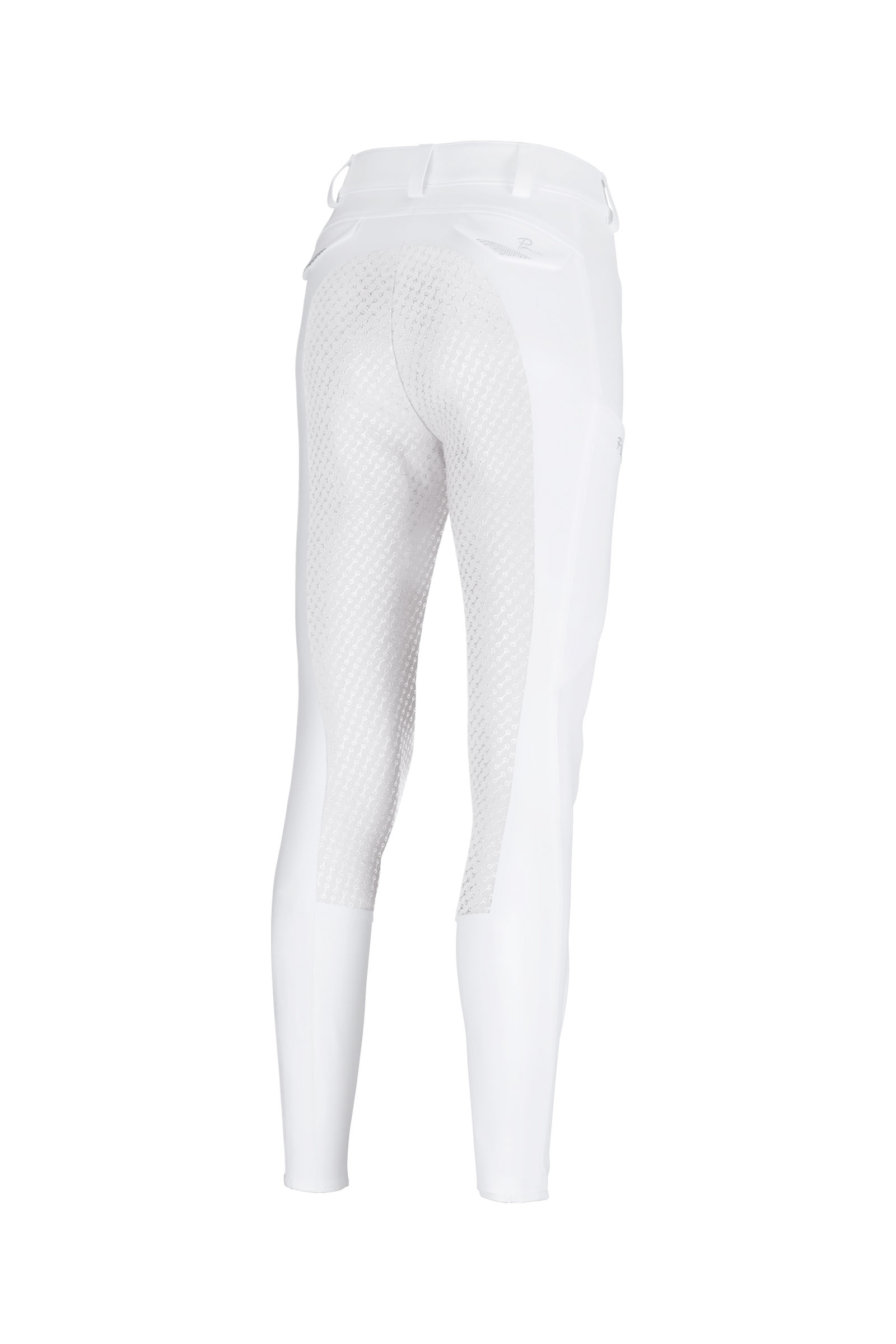 White Pikeur Laure helforsterket ridebukse med grip, dame