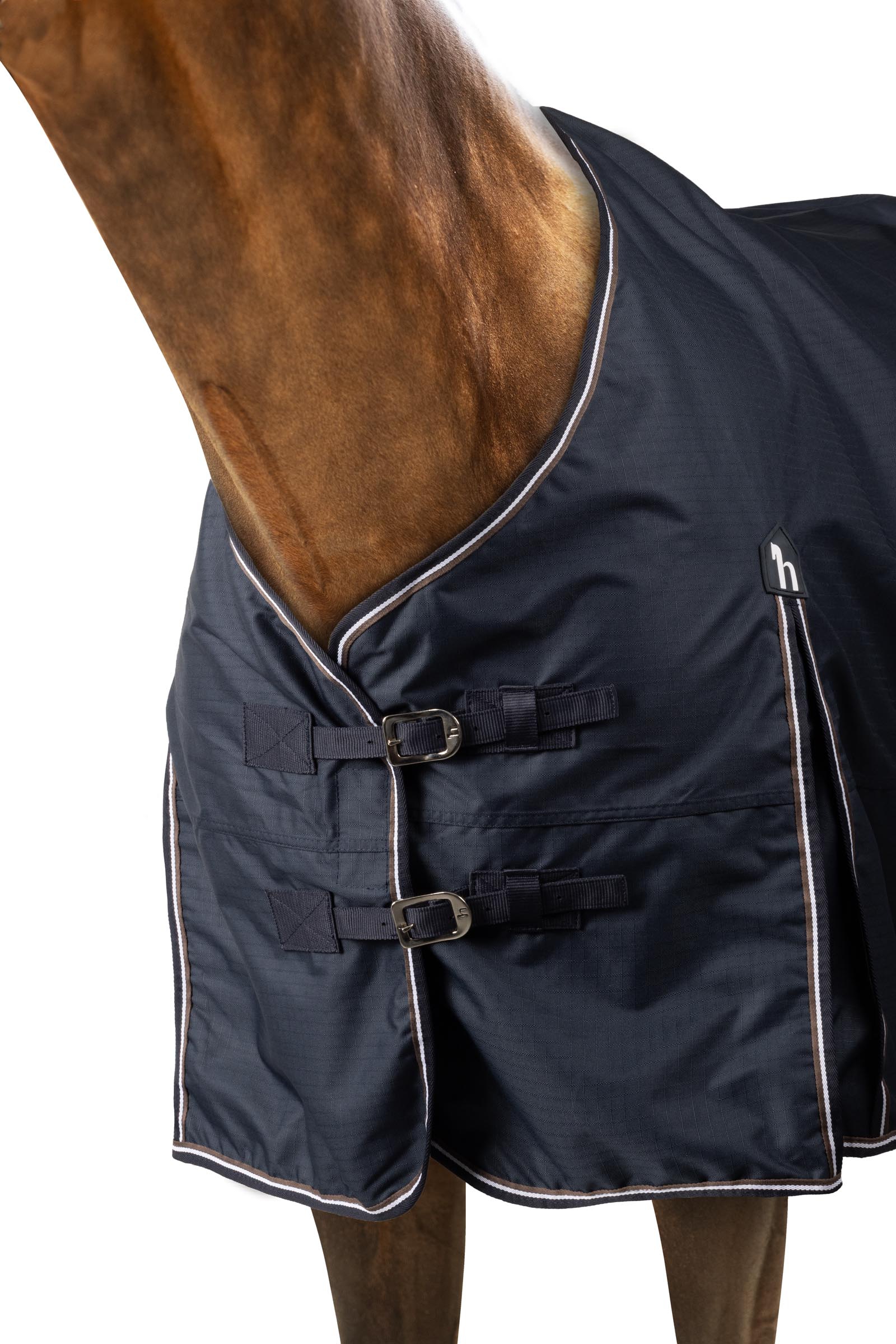 Horze Glasgow utedekken med fleecefyll og reflekterende detajler