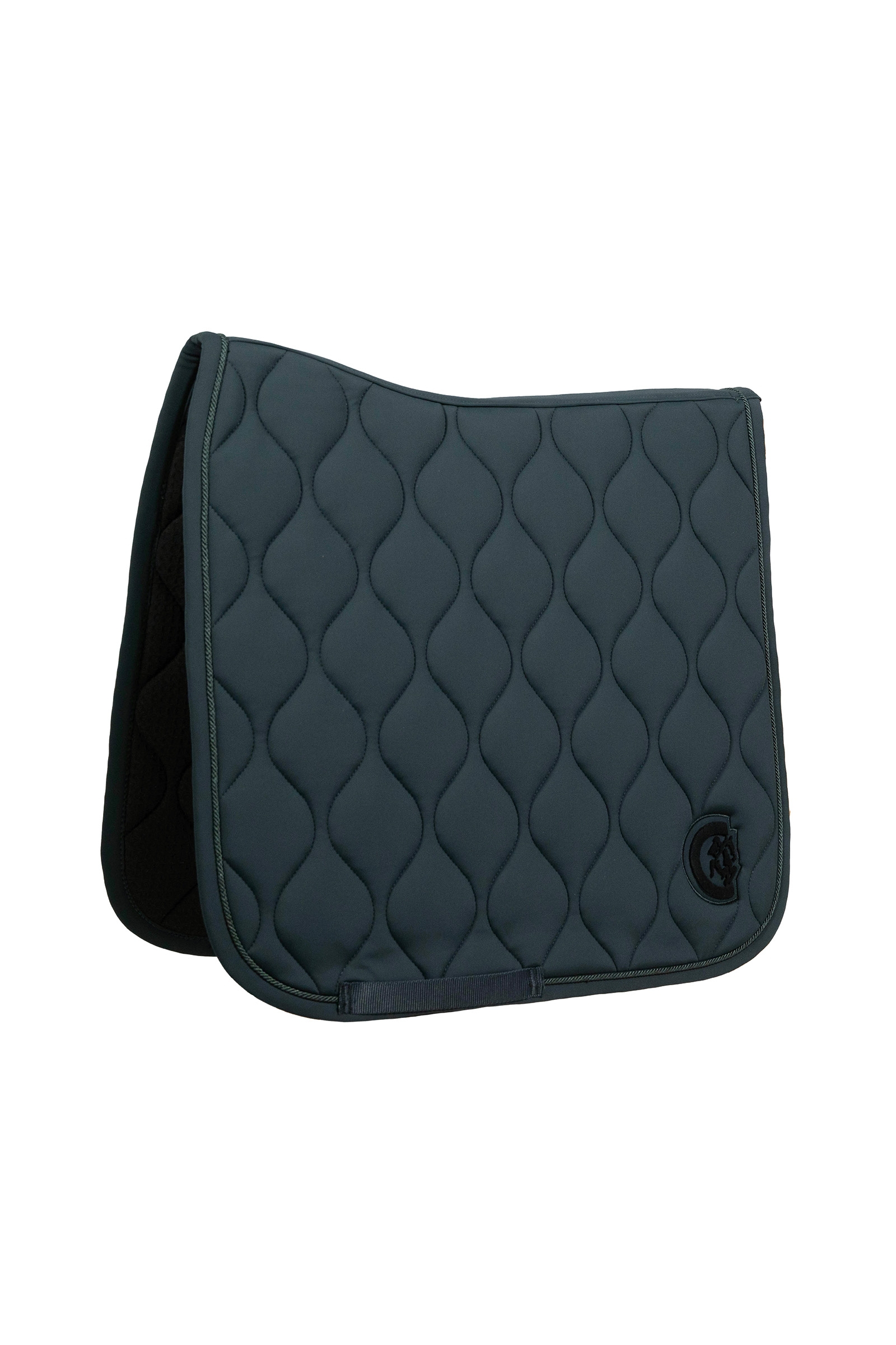 pine green Kentucky Horsewear salunderlag Wave 3D Logo Dressur