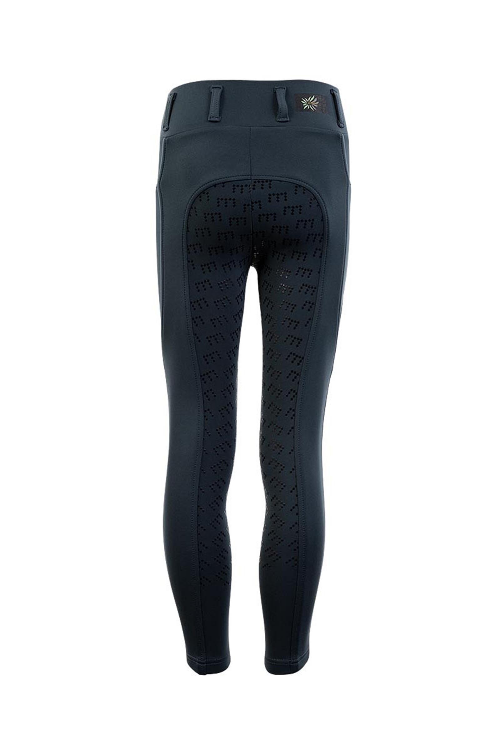 Midnight Navy BR Mini Kids riding treggings med silikonsete