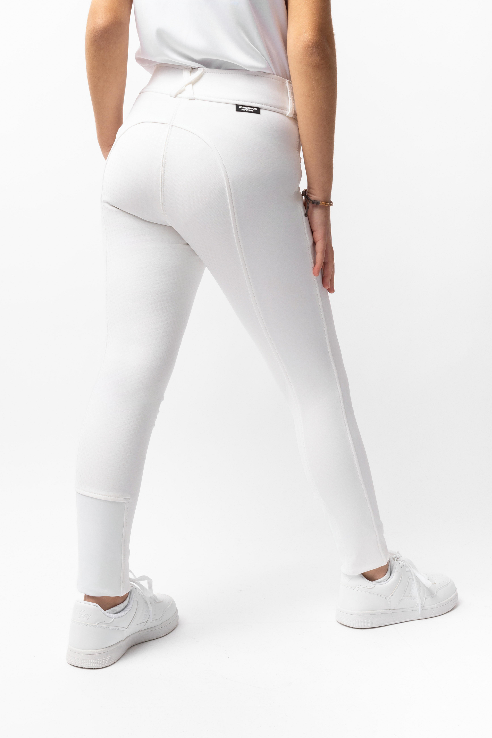 Horze Grand Prix ridebukse til barn med silikon-helsete