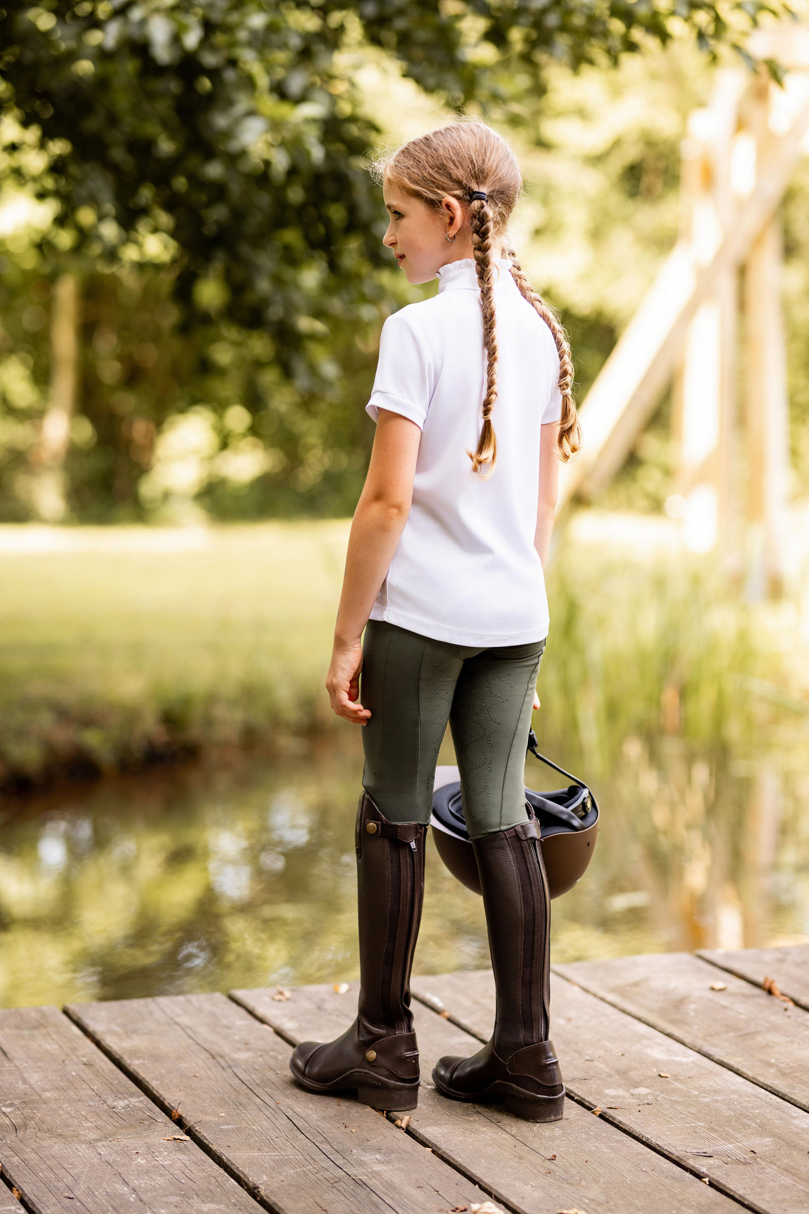 Horze Gillian kompressjonstights, helforsterket, barn