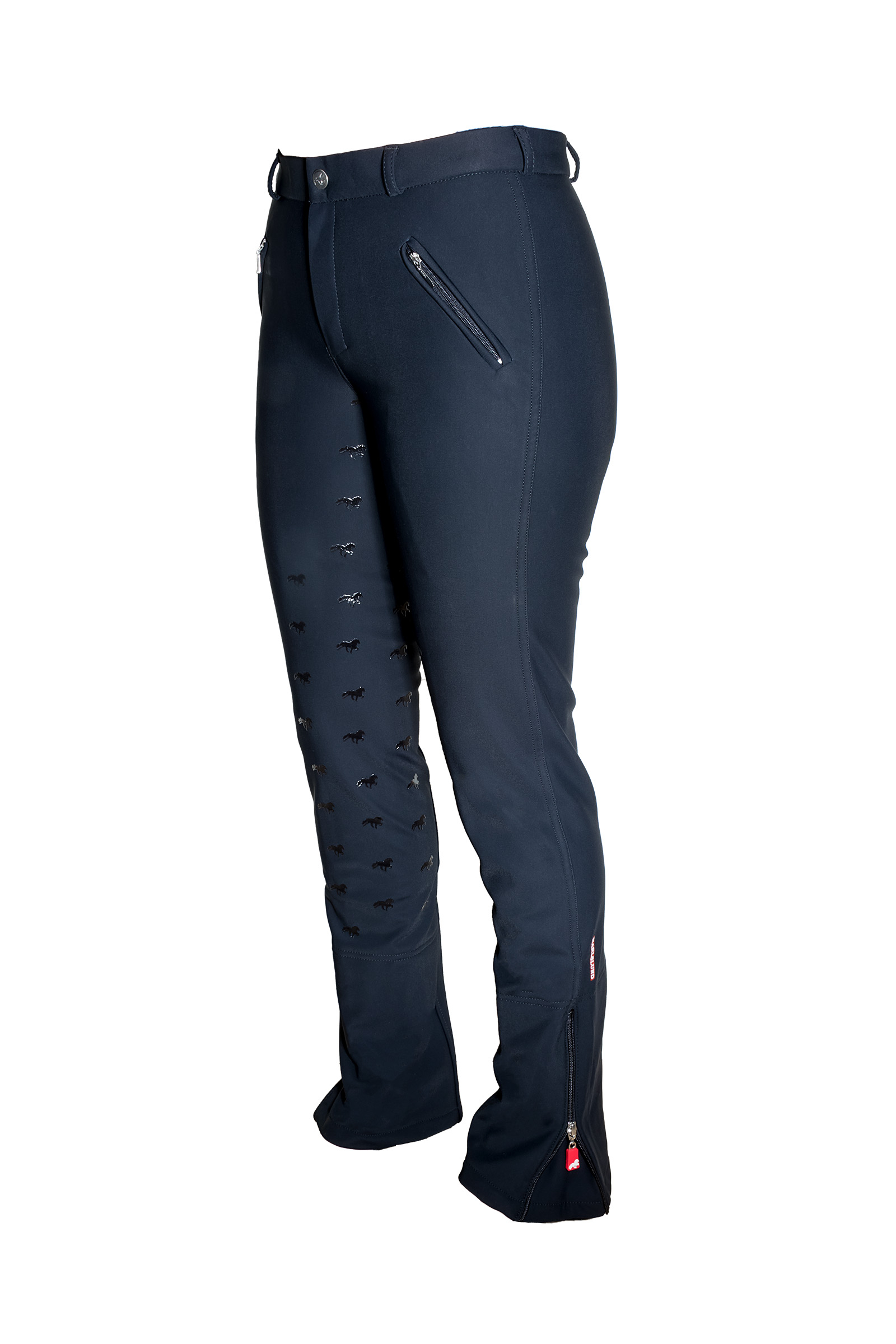 Karlslund J&ouml;kull Pantaloni Softshell da Equitazione Donna con Grip