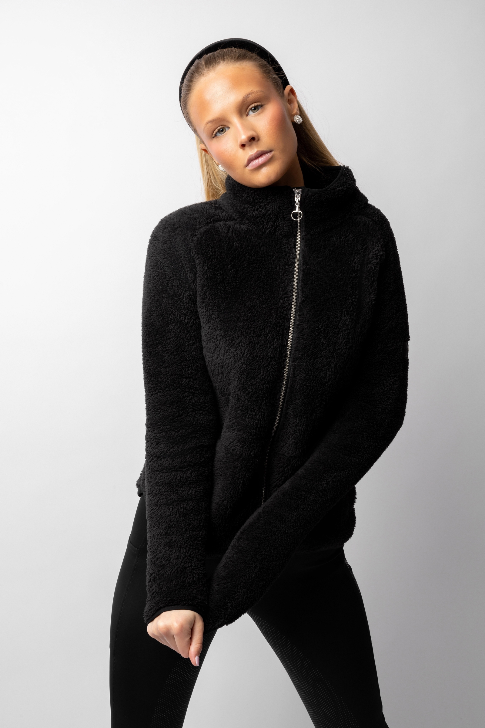 Horze Merida jakke i teddyfleece til dame