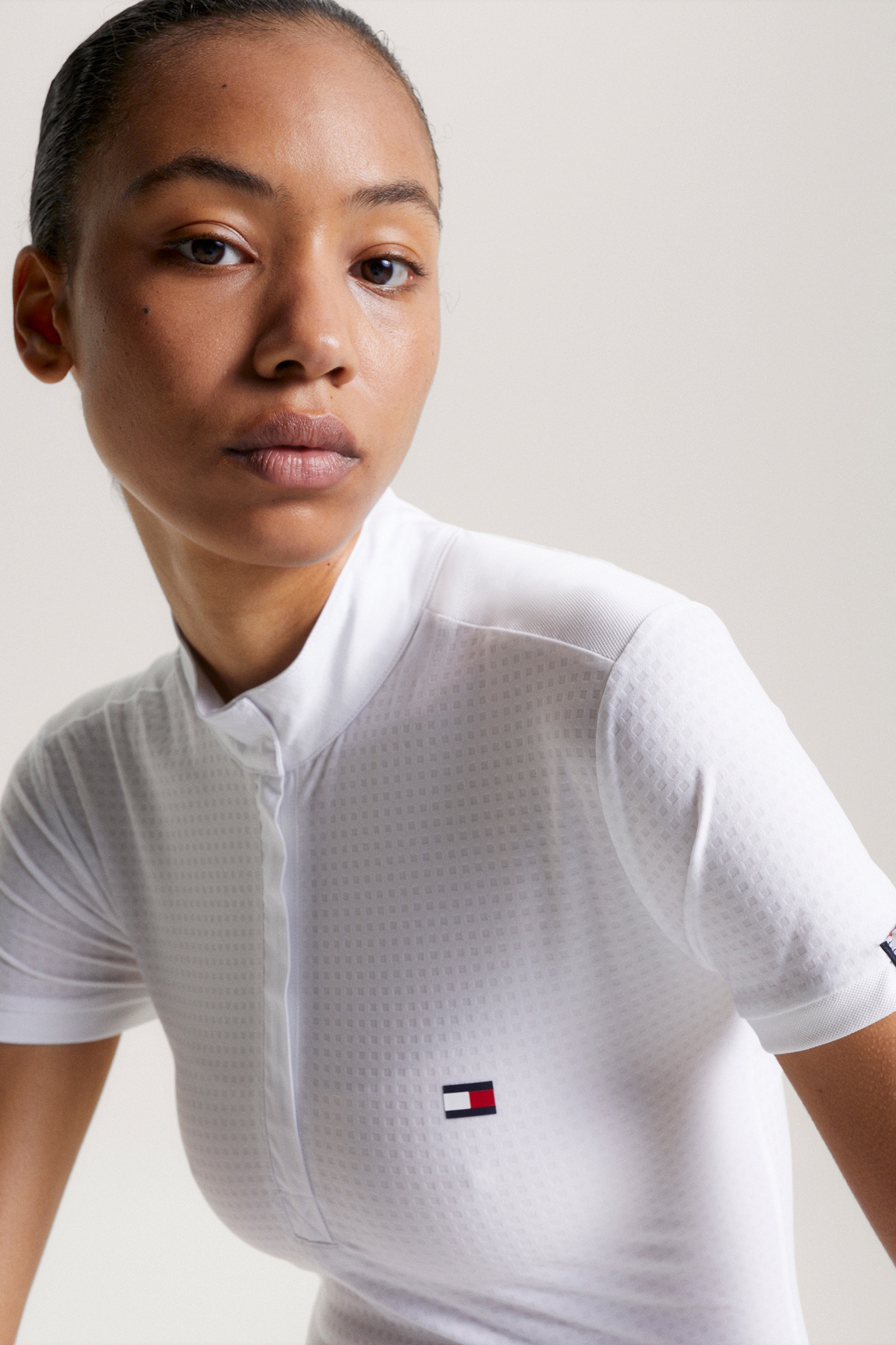 Tommy Hilfiger Equestrian Chelsea Avkj&oslash;lende Polo-skjorte med korte ermer og logo
