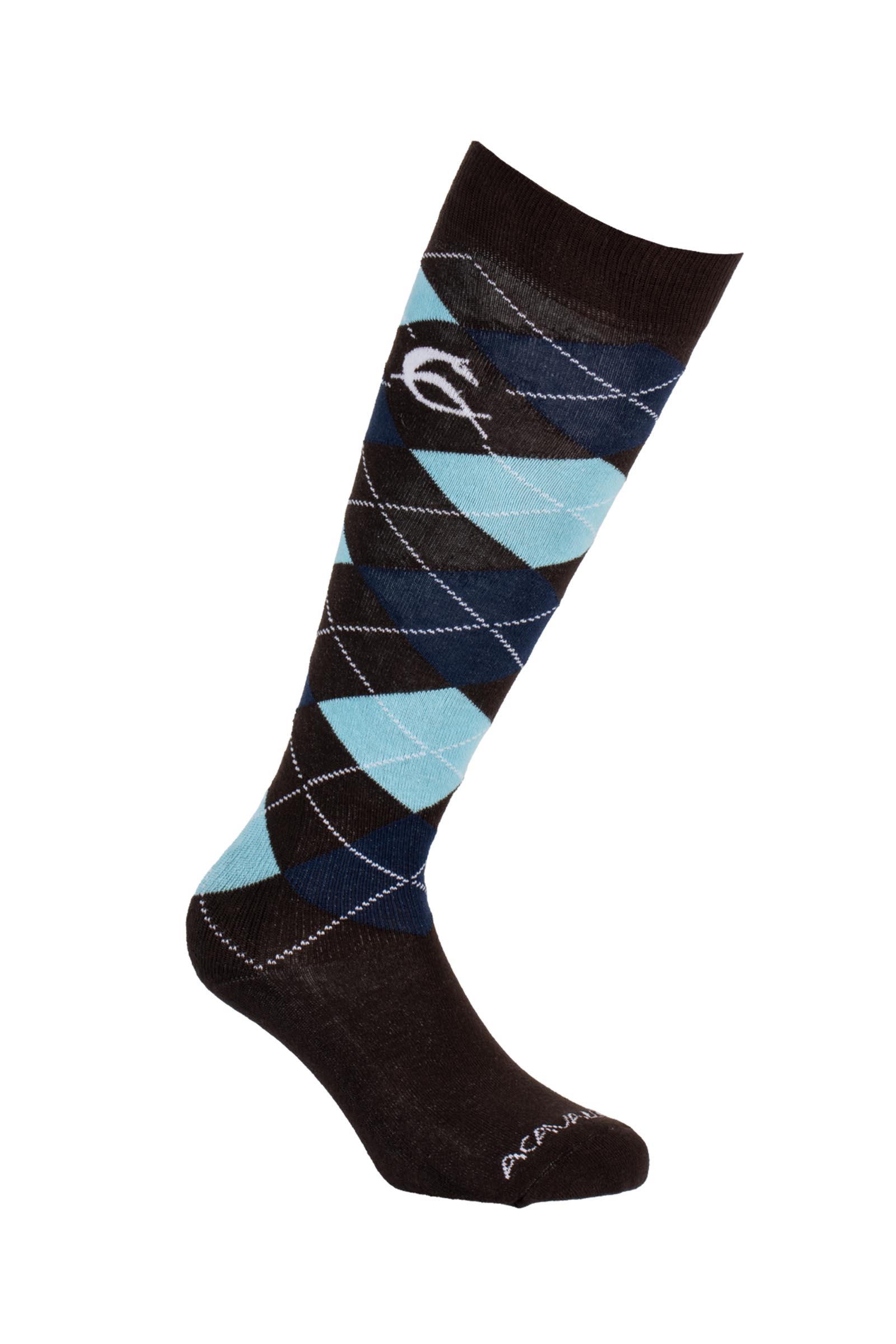 Acavallo Bomullssokker med diamantm&oslash;nster