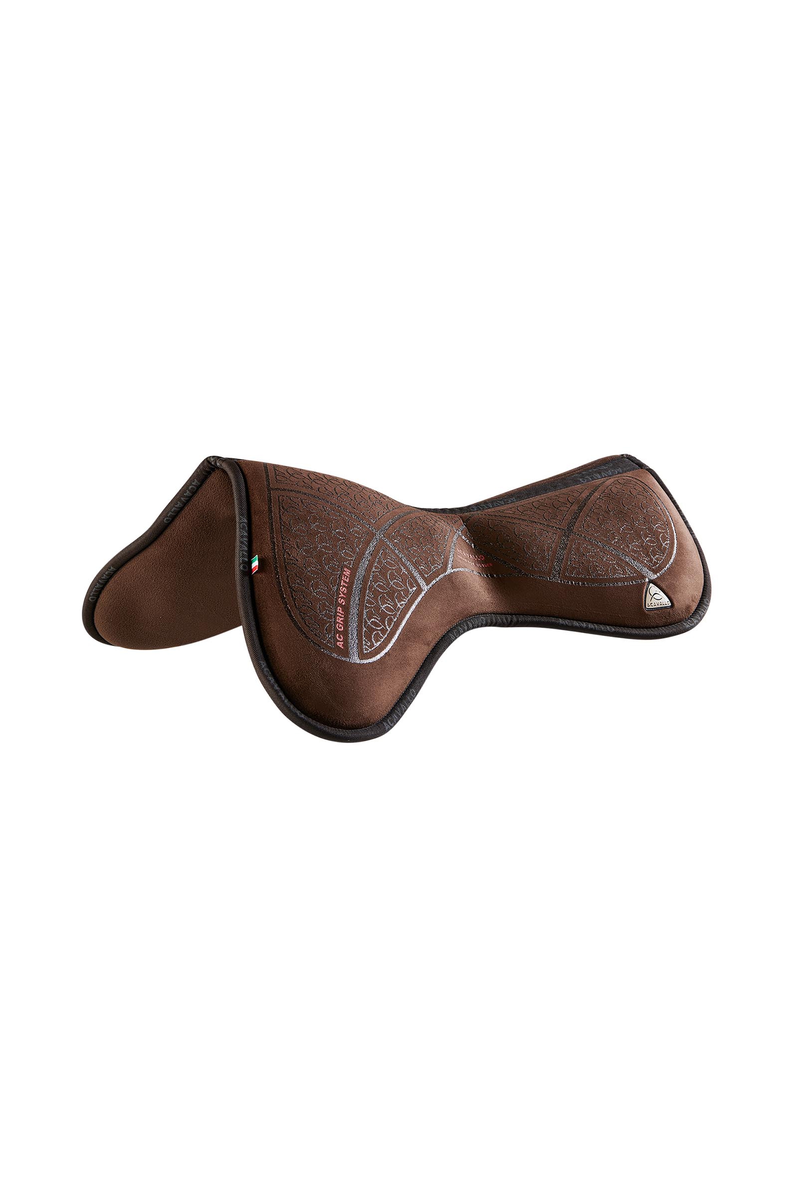 Brown/Bronze Acavallo Classic memory foam sprangpad close contact i semsket med silikon-grep, flat  
