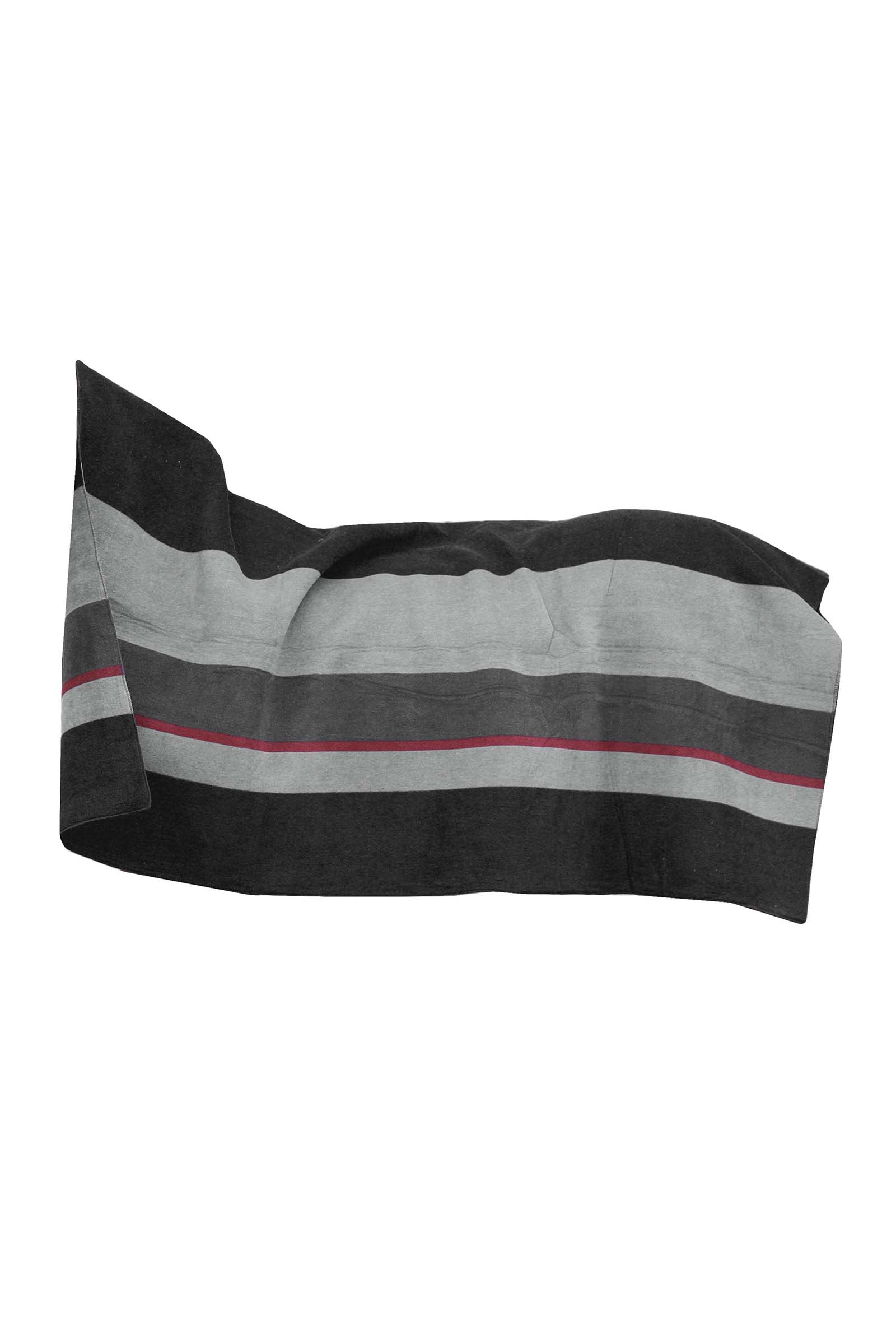 Black/Gray Kentucky Horsewear Heavy fleecedekken