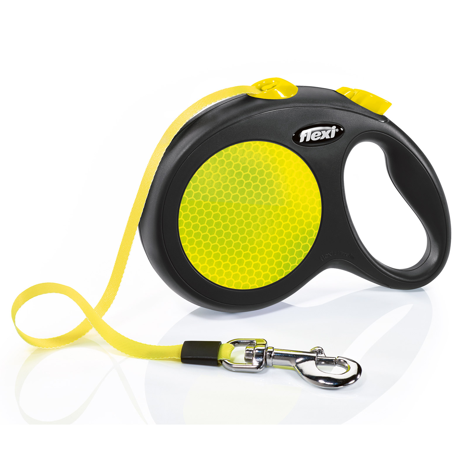 Flexi ny klassisk neon flatt bånd, L, 5 meter