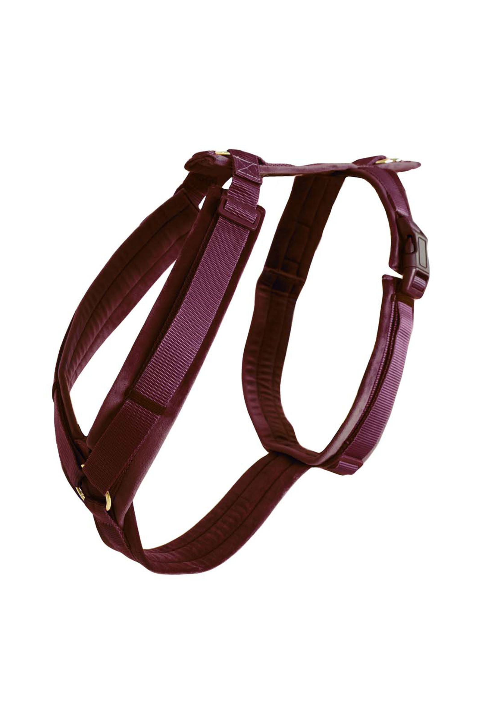 Dark Red Kentucky Dogwear Active Velvet sele