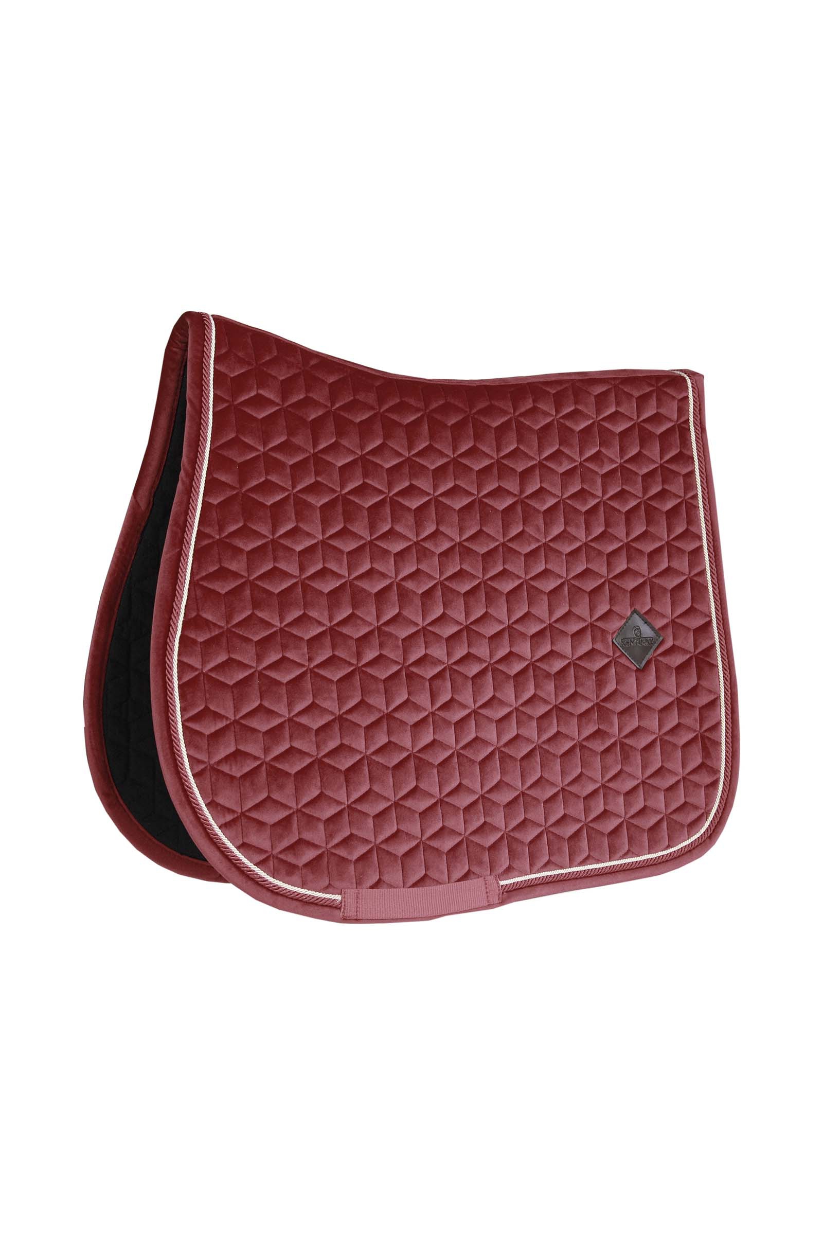 Burgundy Dark Red Kentucky Horsewear Velvet sprangsjabrak  