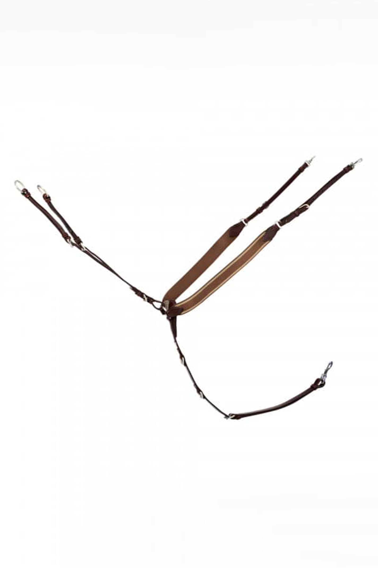 Antique Brown/Silver Schockemöhle Sports Pro Jump Plus, brystplate basic Sport